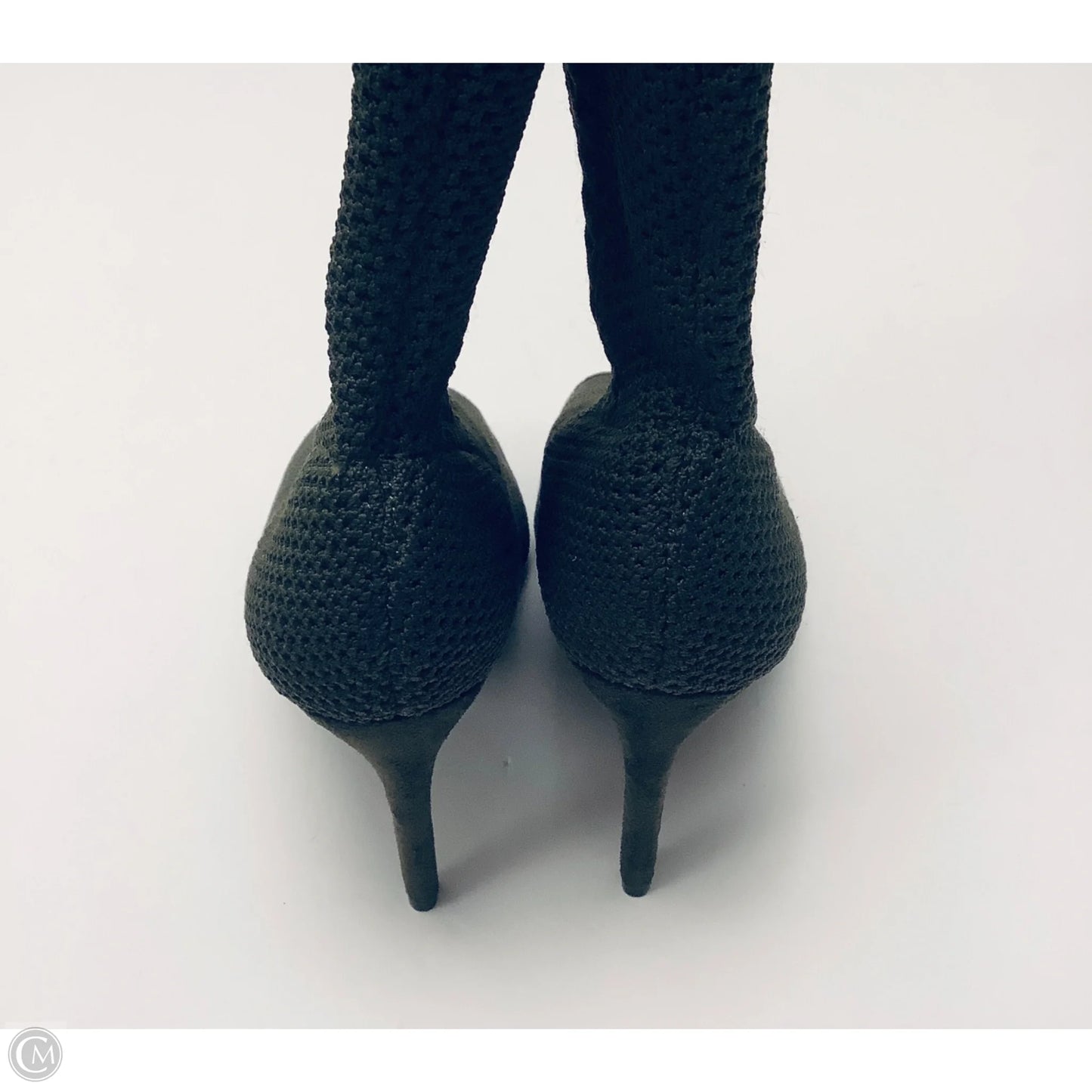 Boots Ankle Heels By Cme In Green, Size: 10