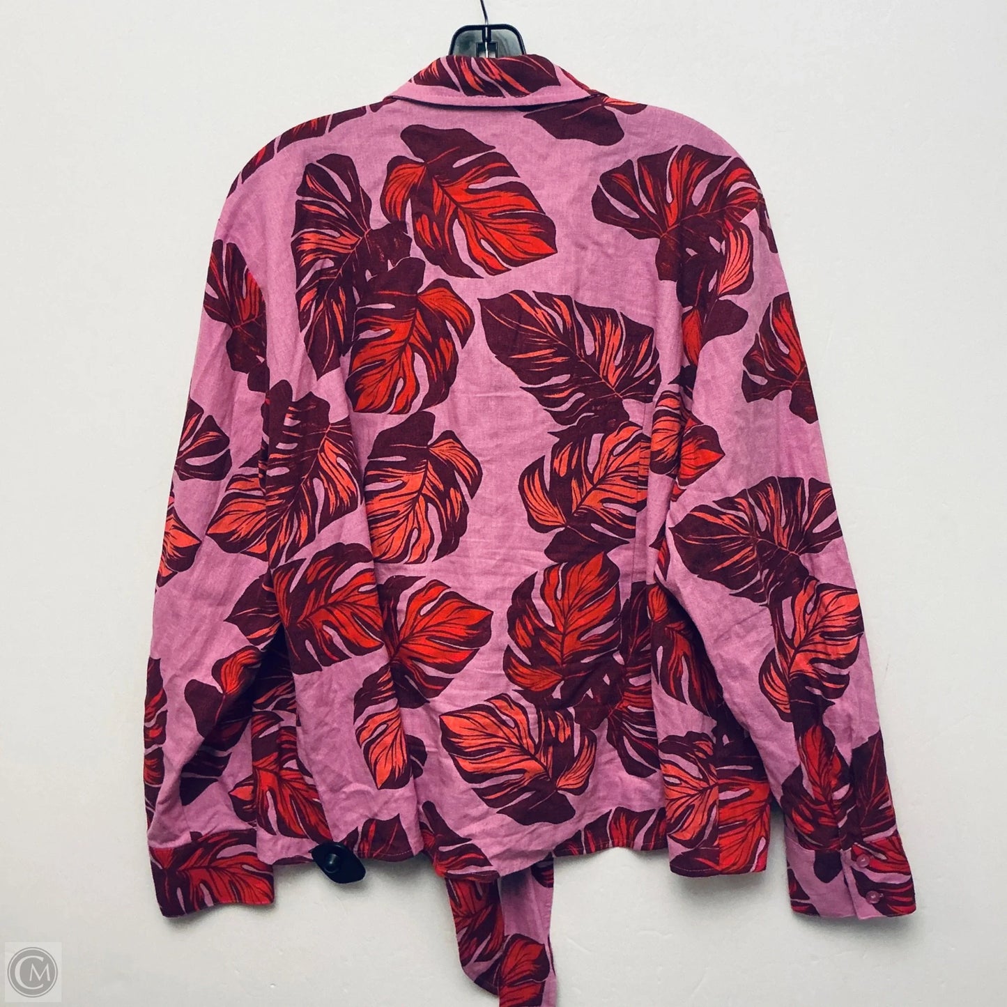 Top Long Sleeve Basic By Sofia By Sofia Vergara In Purple, Size: Xxl