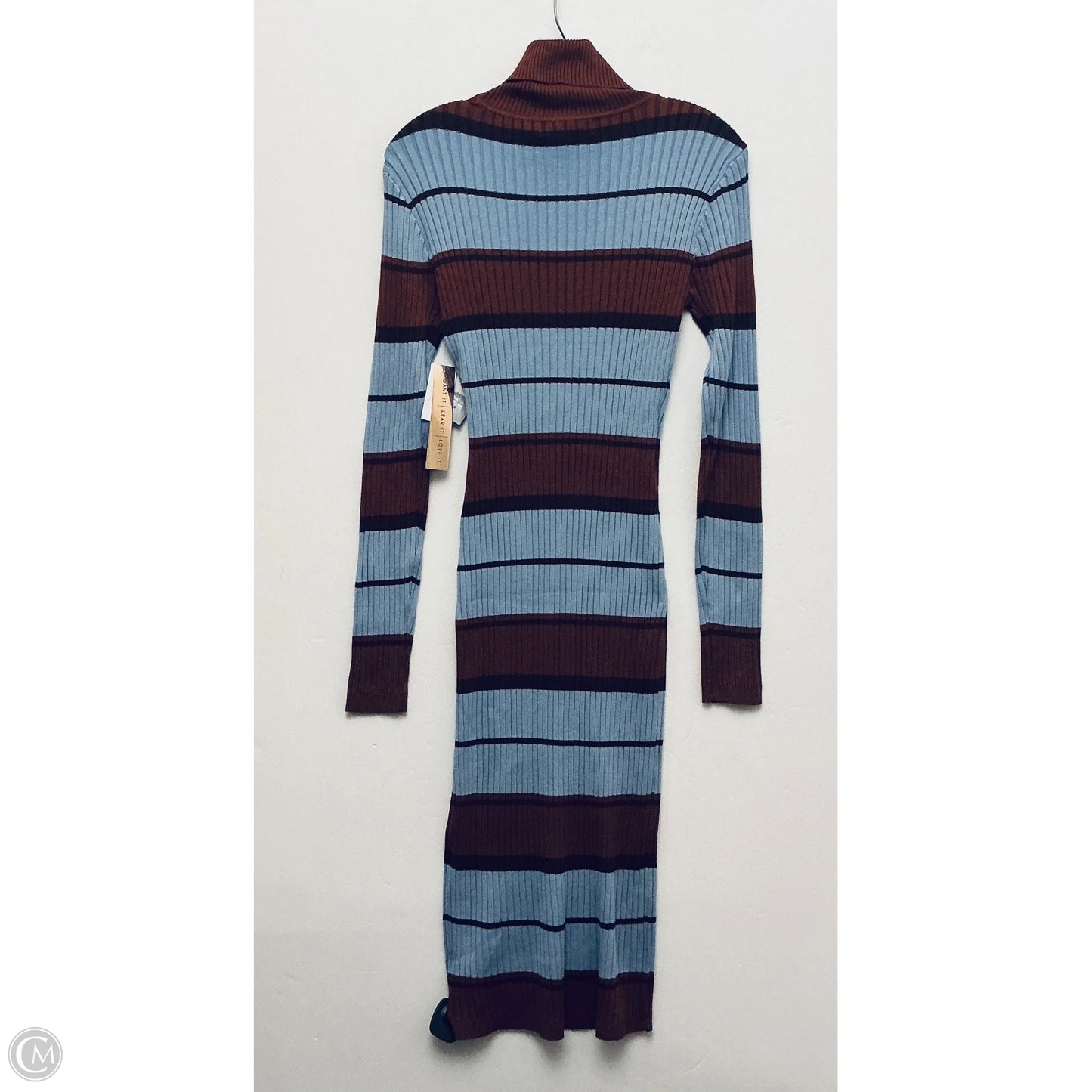 Dress Casual Midi By Almost Famous In Striped Pattern, Size: Xl