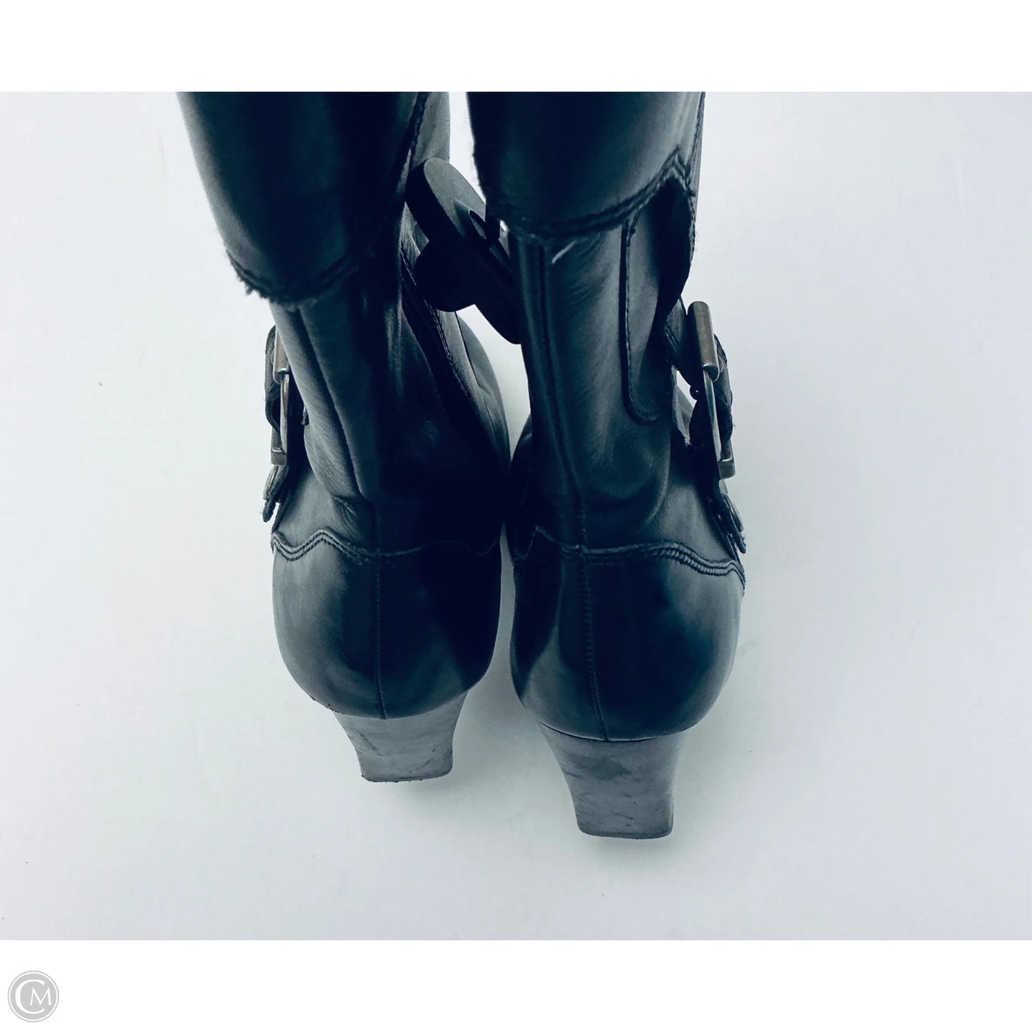 Boots Ankle Heels By Harley Davidson In Black, Size: 7