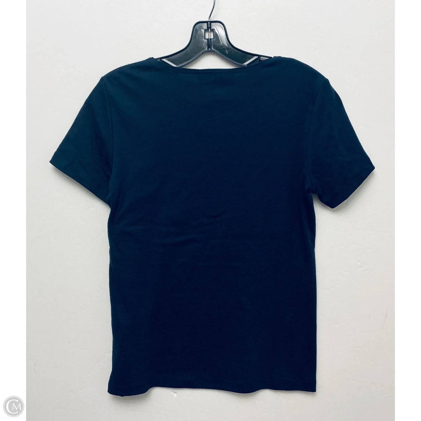 Top Short Sleeve Basic By Karen Scott In Blue, Size: Xs