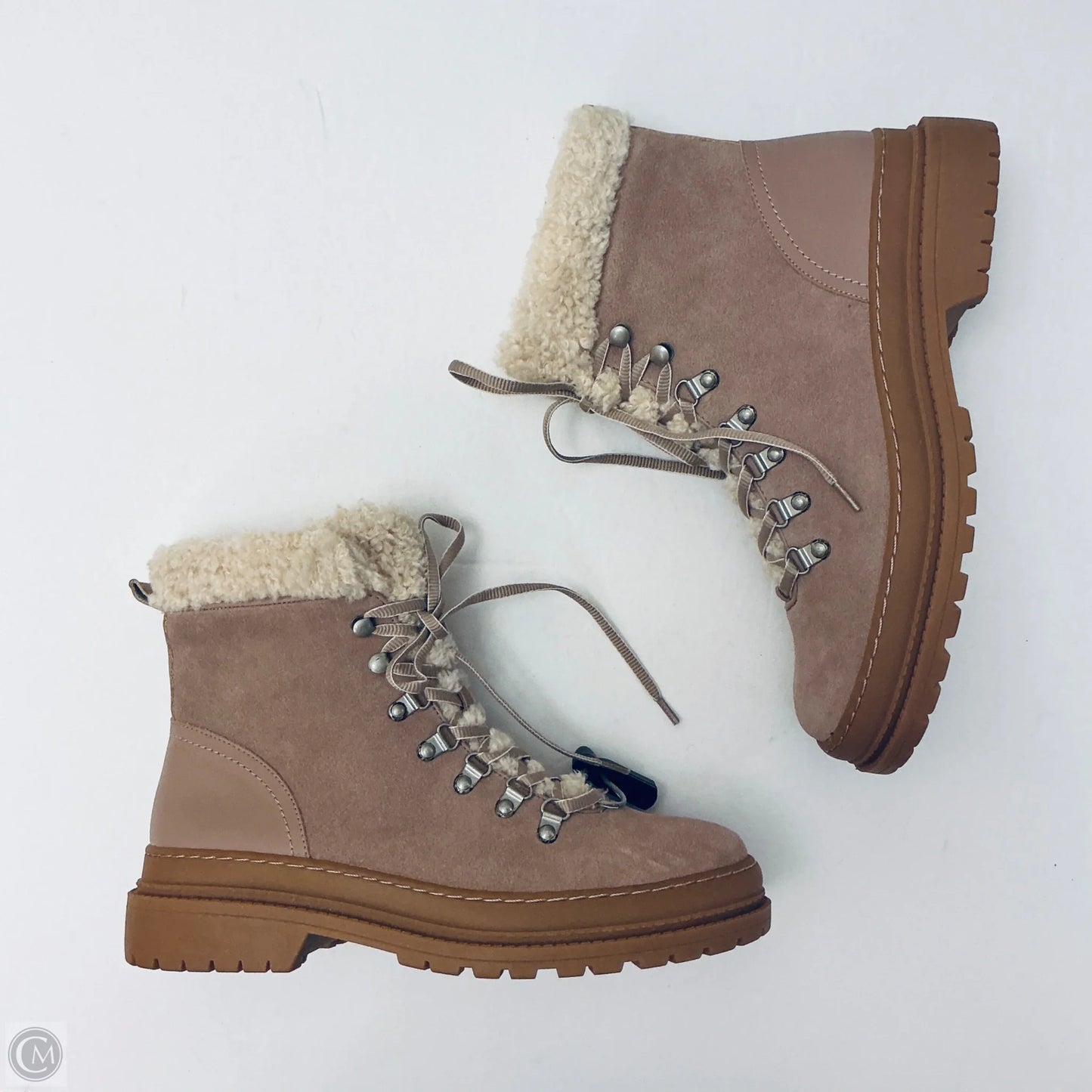 Boots Hiking By Splendid In Brown, Size: 10