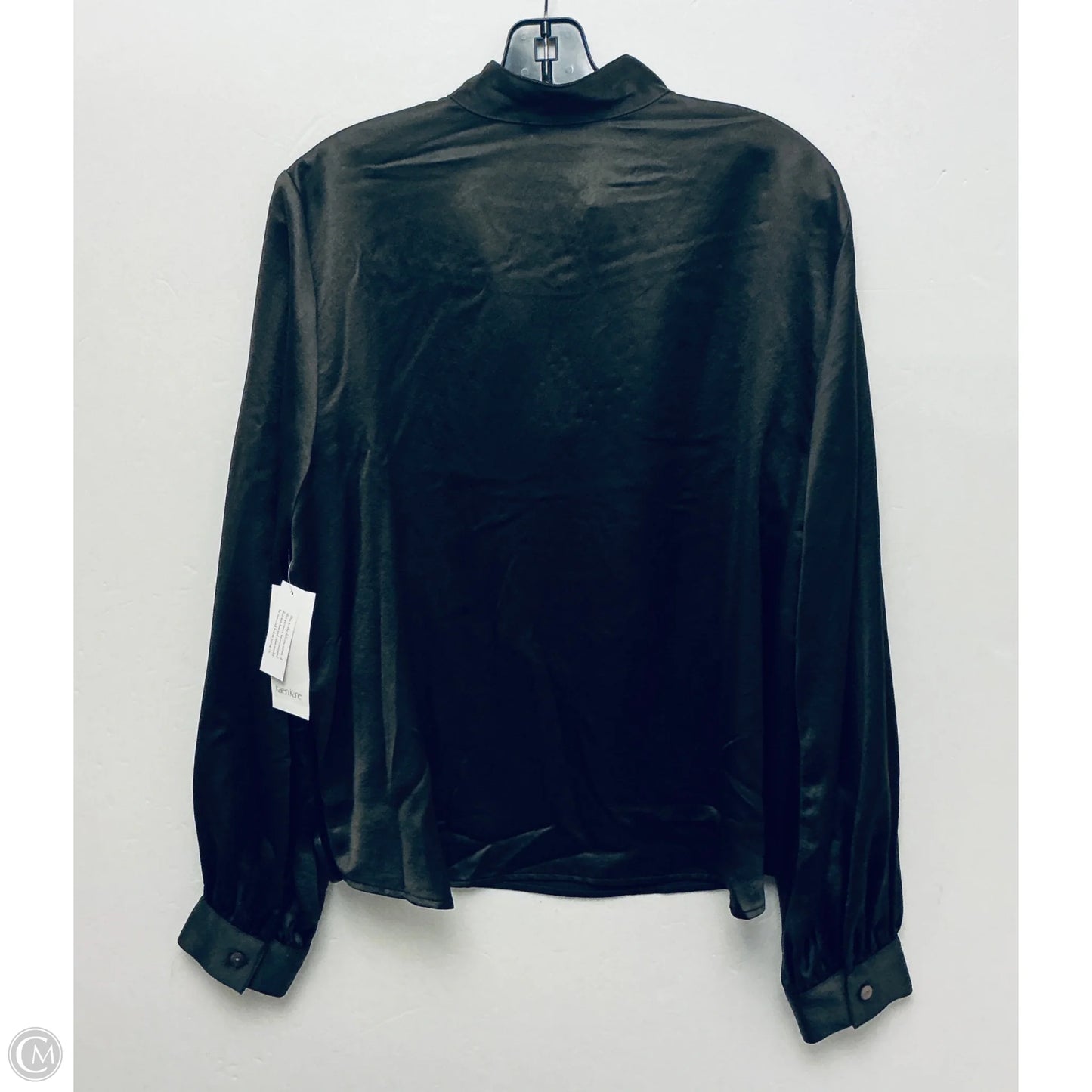Top Long Sleeve By Karen Kane In Black, Size: Xl