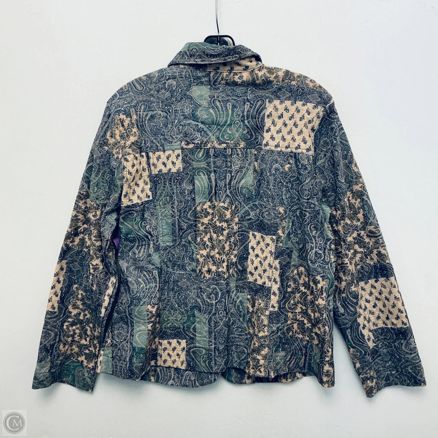 Jacket Other By Cme In Blue & Green, Size: M