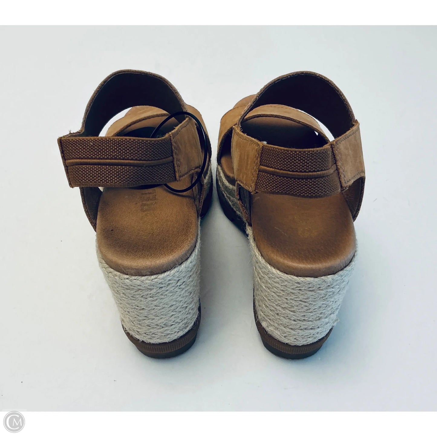 Sandals Heels Wedge By Sorel In Brown, Size: 6.5