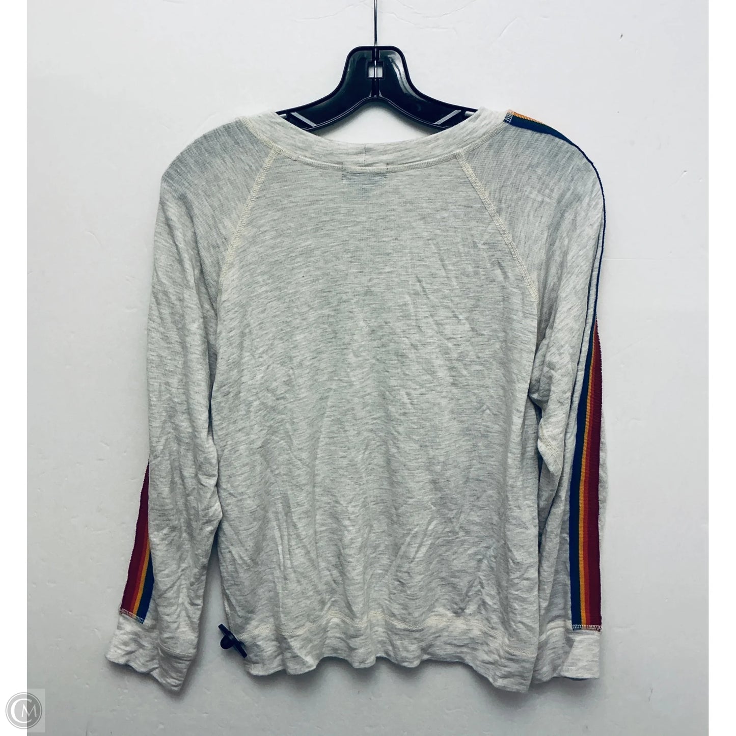 Top Long Sleeve Basic By Monrow In Grey, Size: S