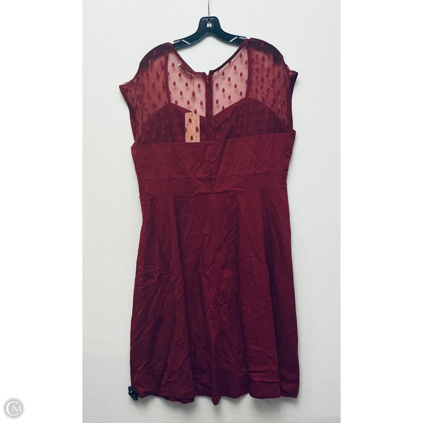 Dress Casual Short By Cmb In Red, Size: 22