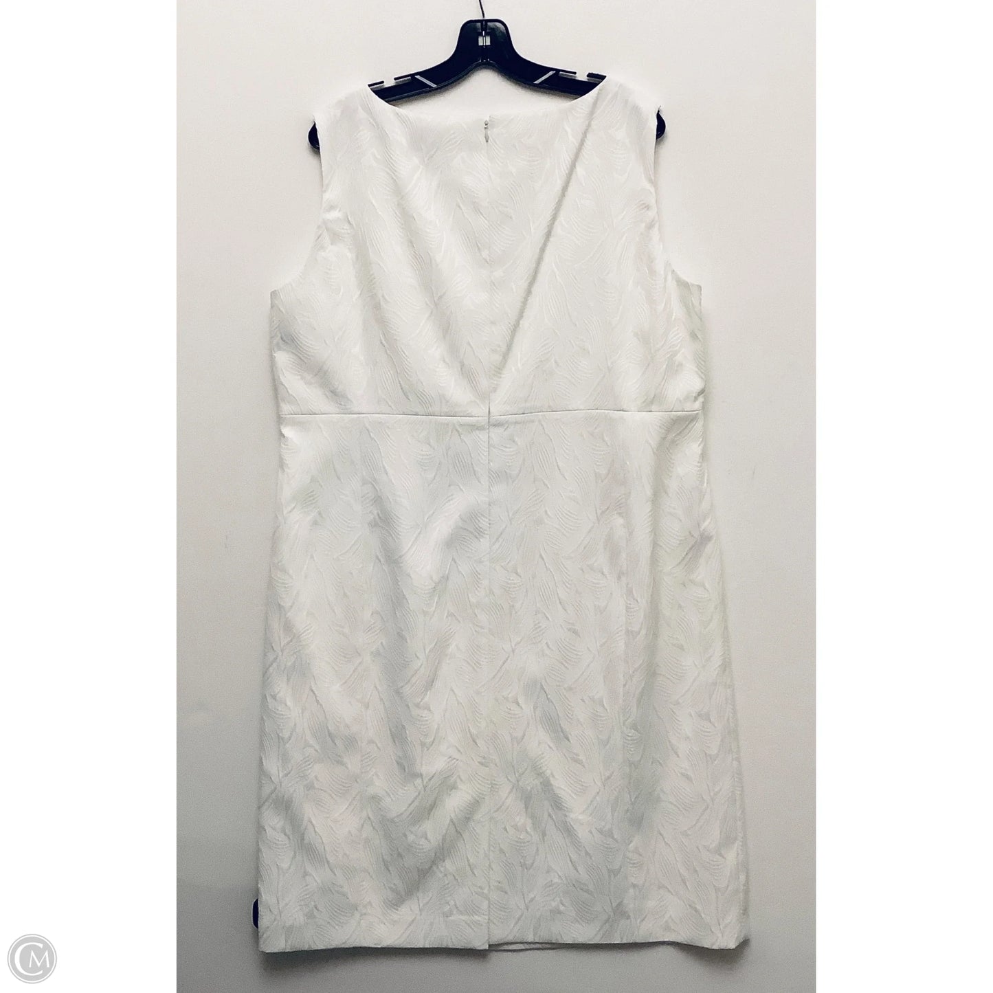 Dress Casual Midi By Kasper In White, Size: 16