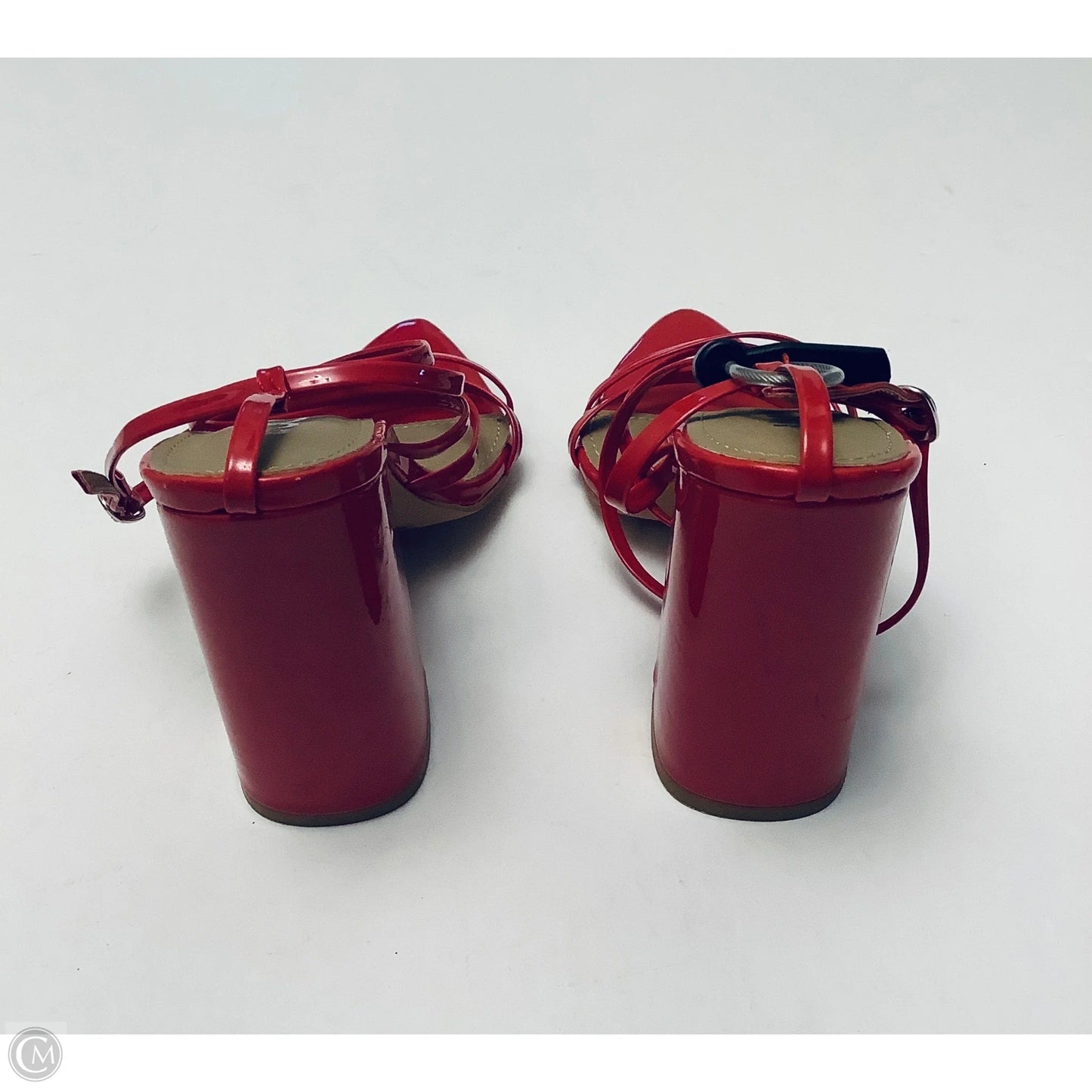 Shoes Heels Block By Clothes Mentor In Red, Size: 5
