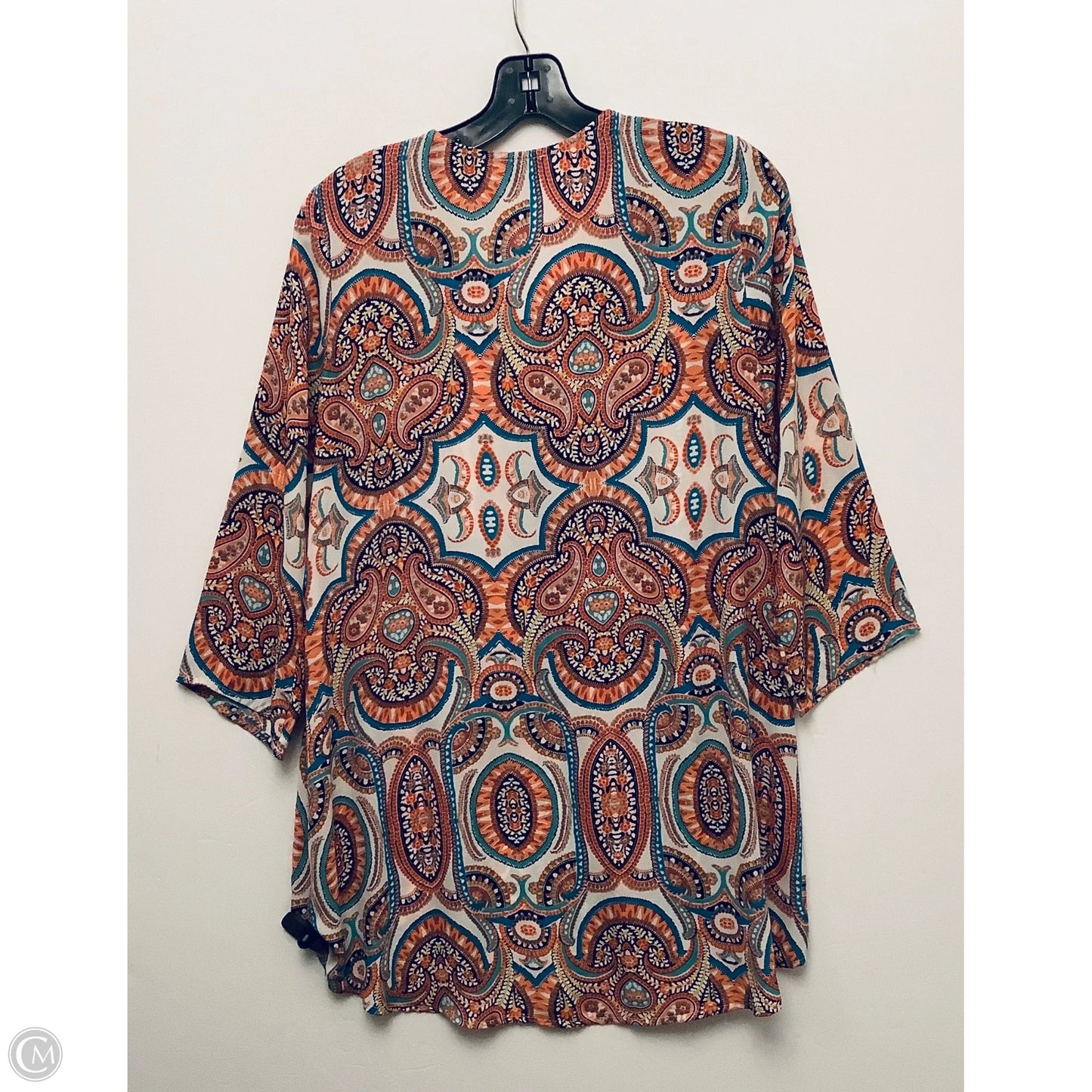 Top Long Sleeve By Mumu In Multi-colored, Size: M