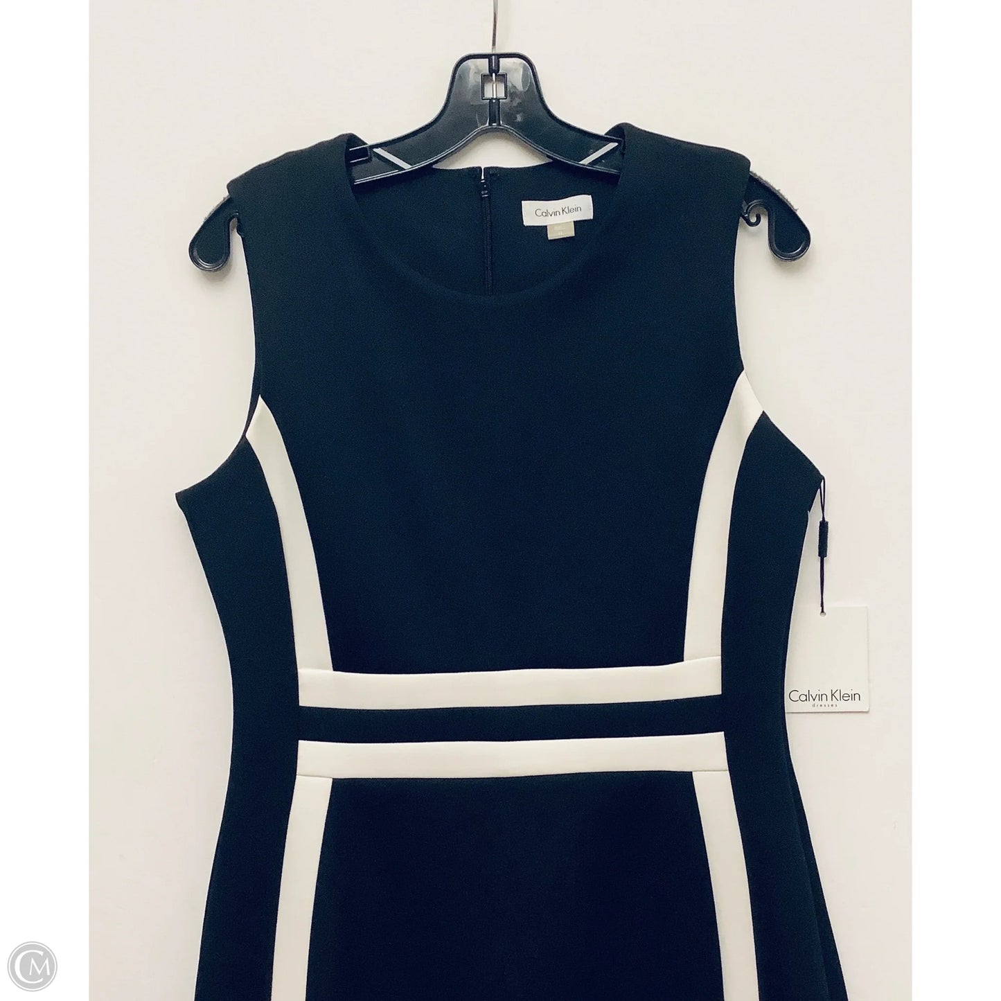 Dress Work By Calvin Klein In Black, Size: 12