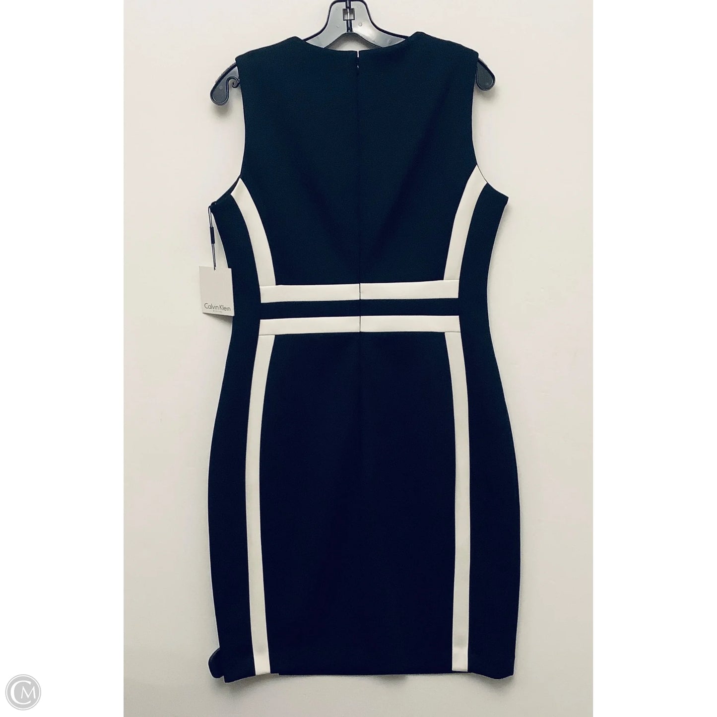 Dress Work By Calvin Klein In Black, Size: 12
