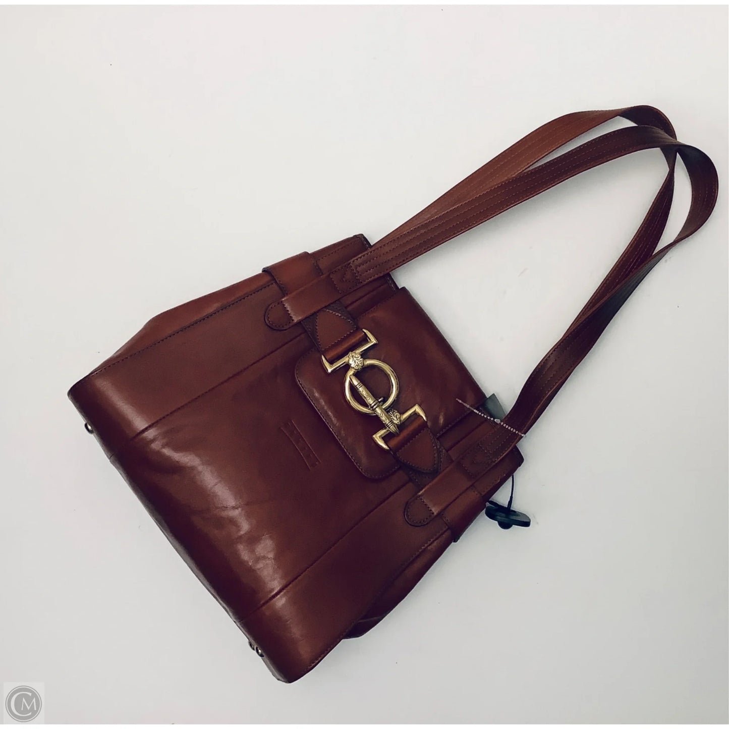 Backpack Leather By Clothes Mentor, Size: Medium