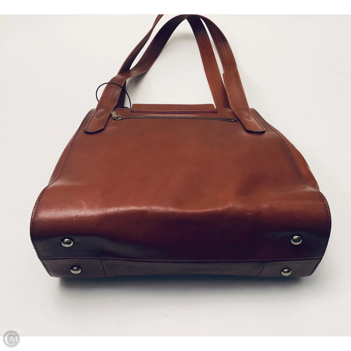 Backpack Leather By Clothes Mentor, Size: Medium