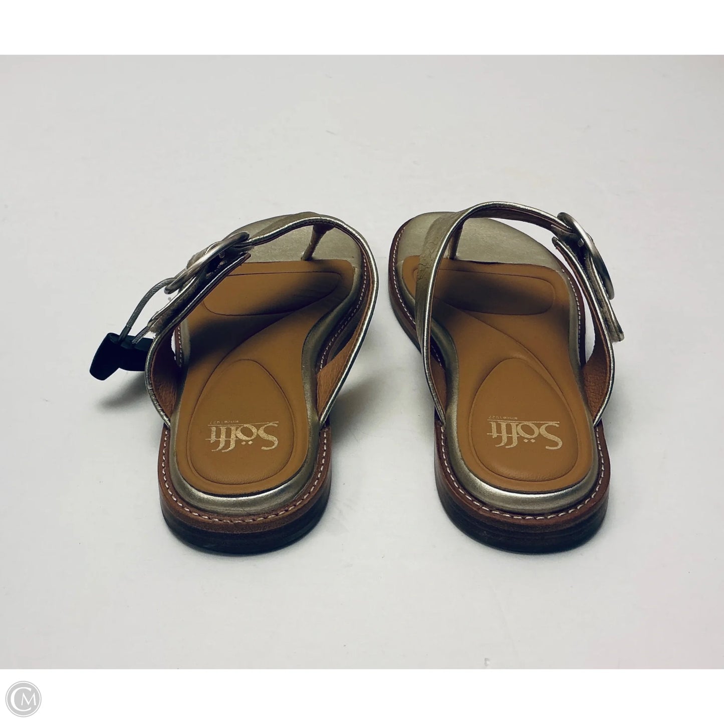 Sandals Flats By Sofft In Gold, Size: 7.5