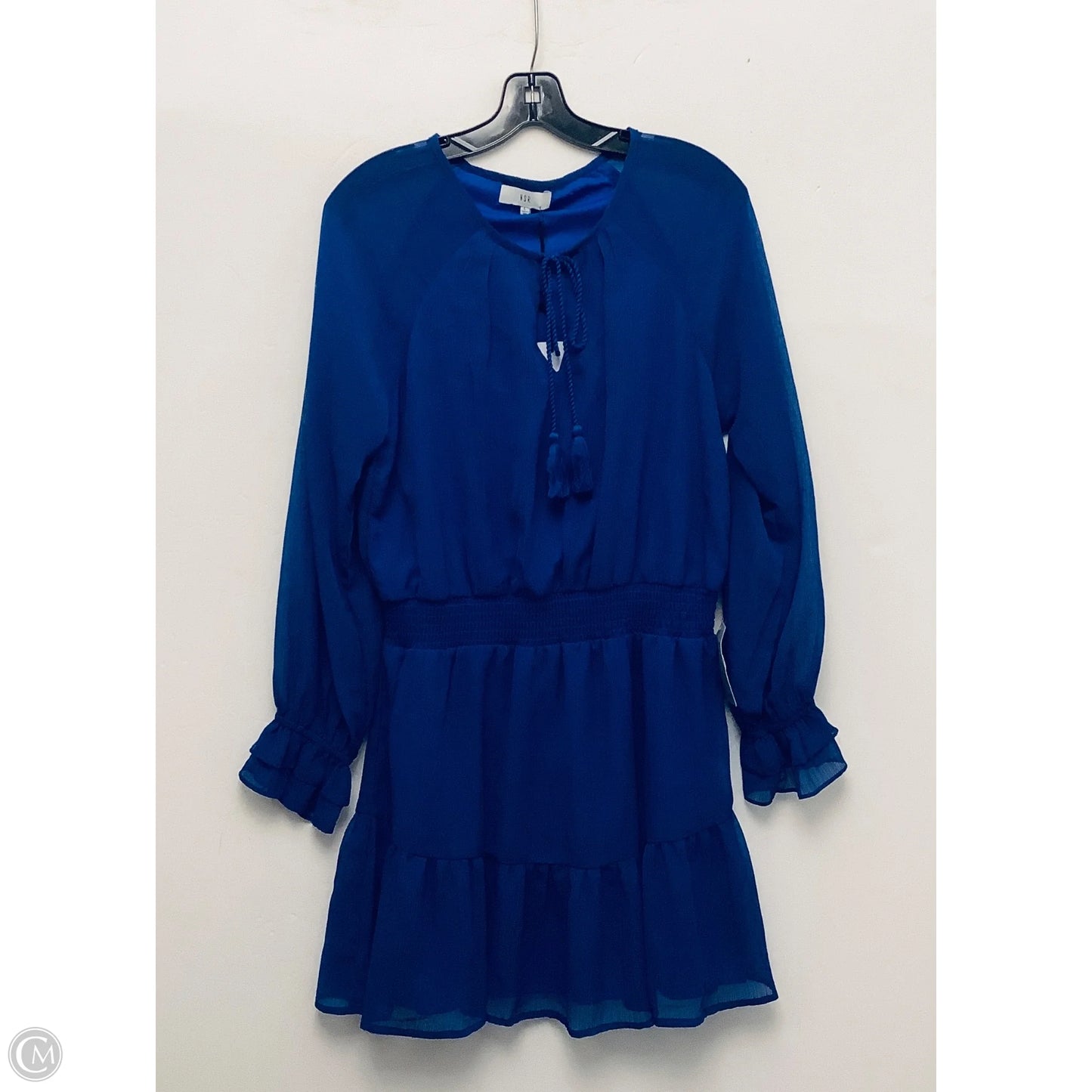 Dress Casual Short By Clothes Mentor In Blue, Size: L