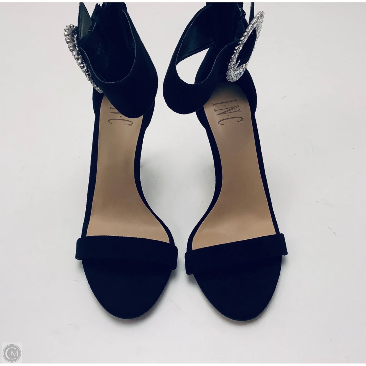 Sandals Heels Stiletto By Inc In Black, Size: 6.5