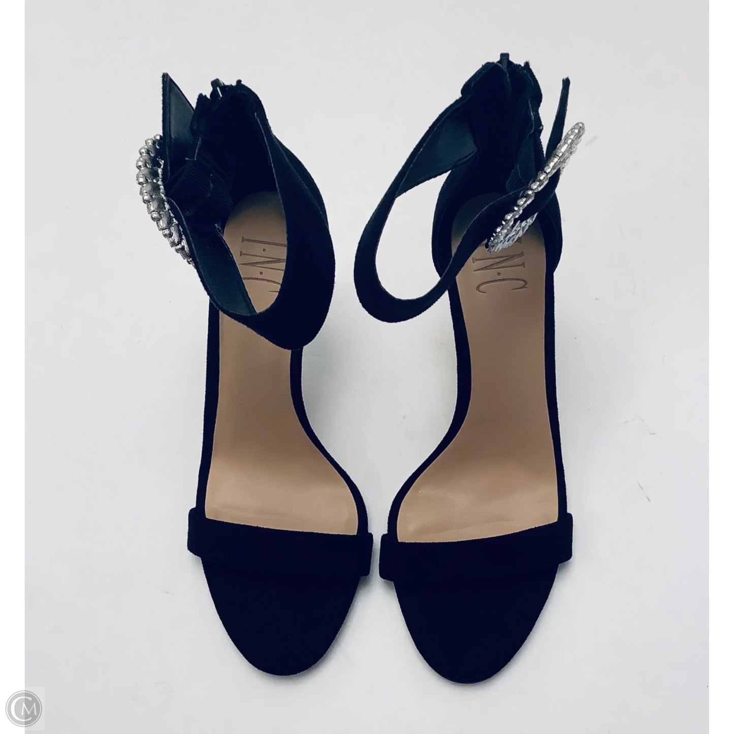Sandals Heels Stiletto By Inc In Black, Size: 6.5