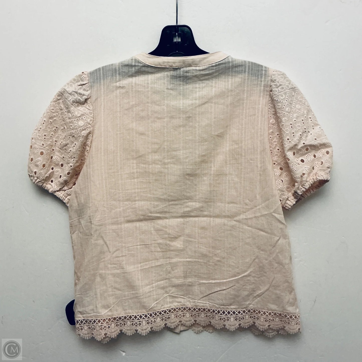 Top Short Sleeve By Industry In Pink, Size: M
