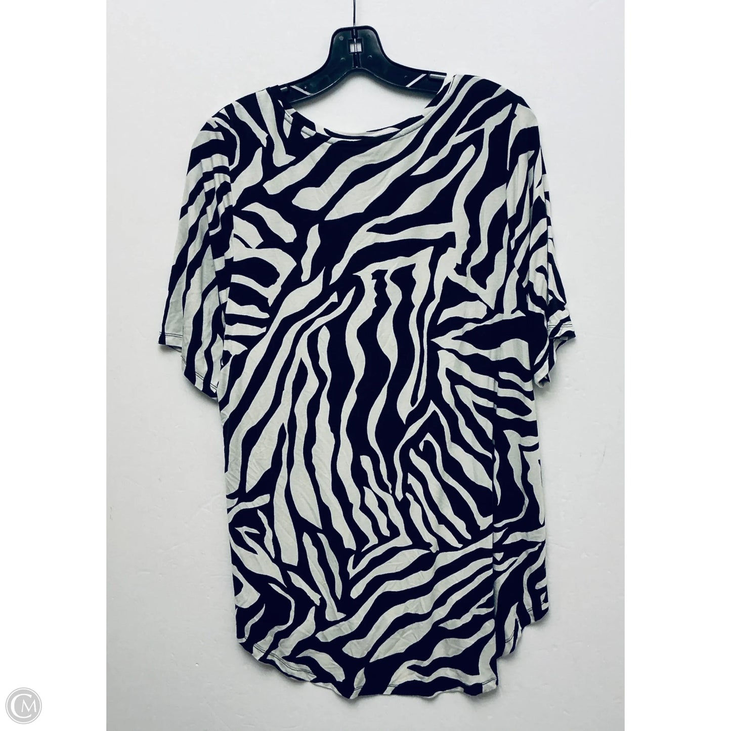 Top Short Sleeve Basic By Lane Bryant In Animal Print, Size: Xl
