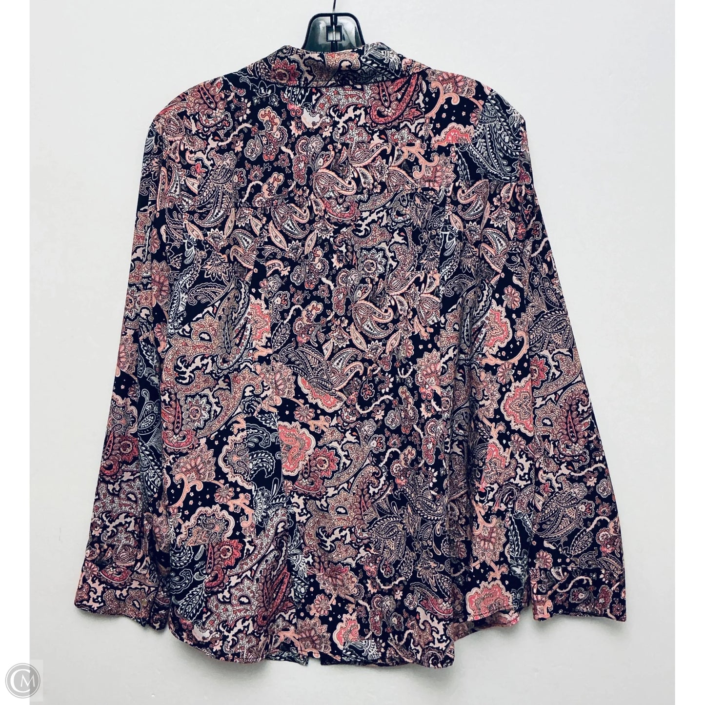 Top Long Sleeve By Michael By Michael Kors In Multi-colored, Size: 1x