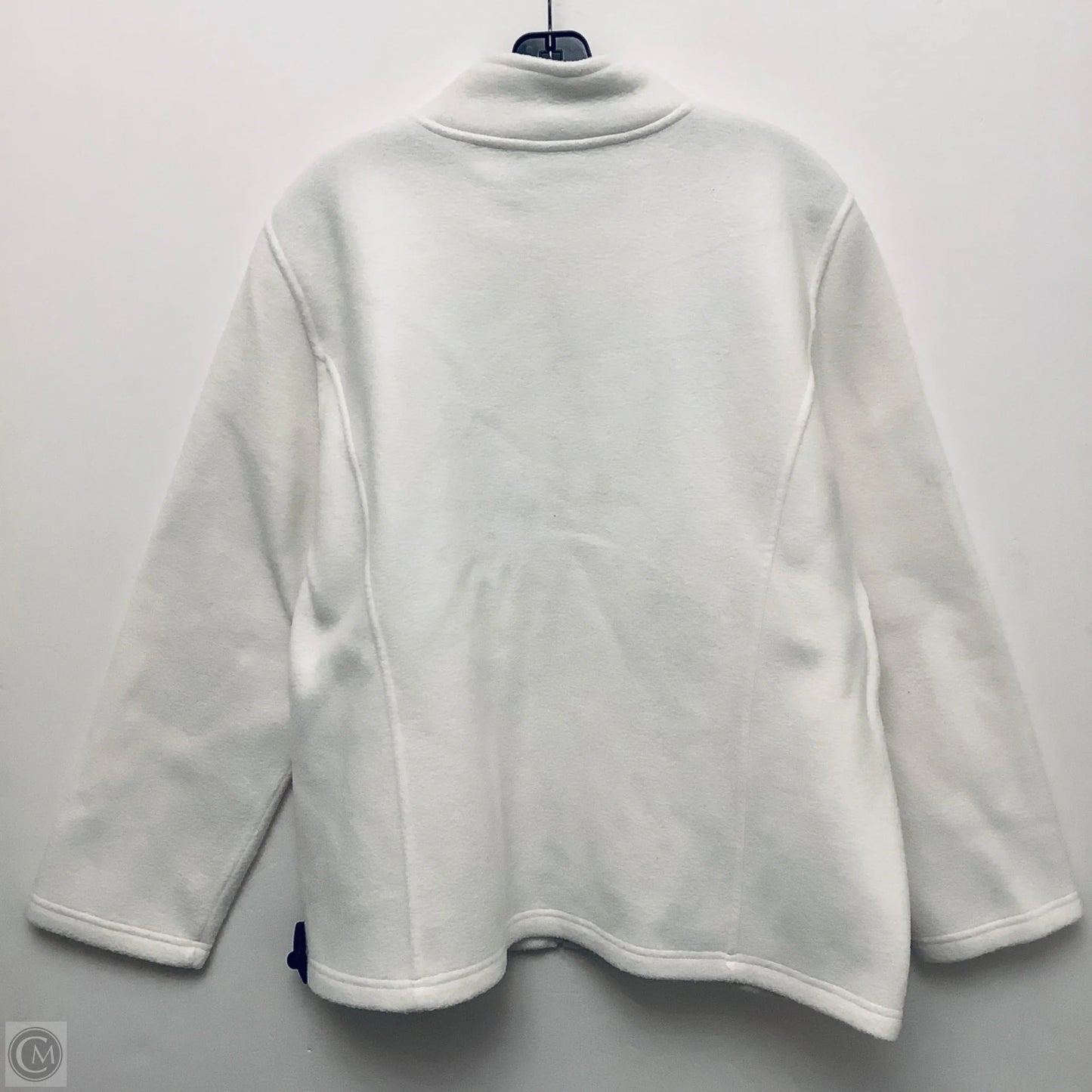Jacket Fleece By Alfred Dunner In White, Size: Xl