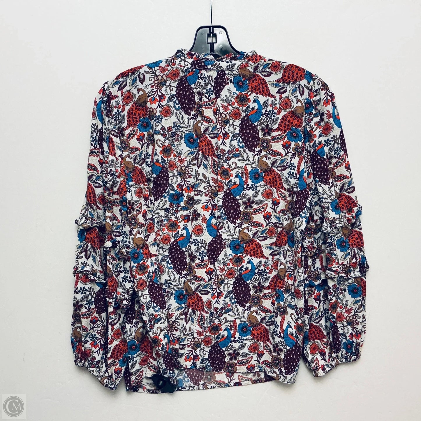 Top Long Sleeve By Loft In Multi-colored, Size: M