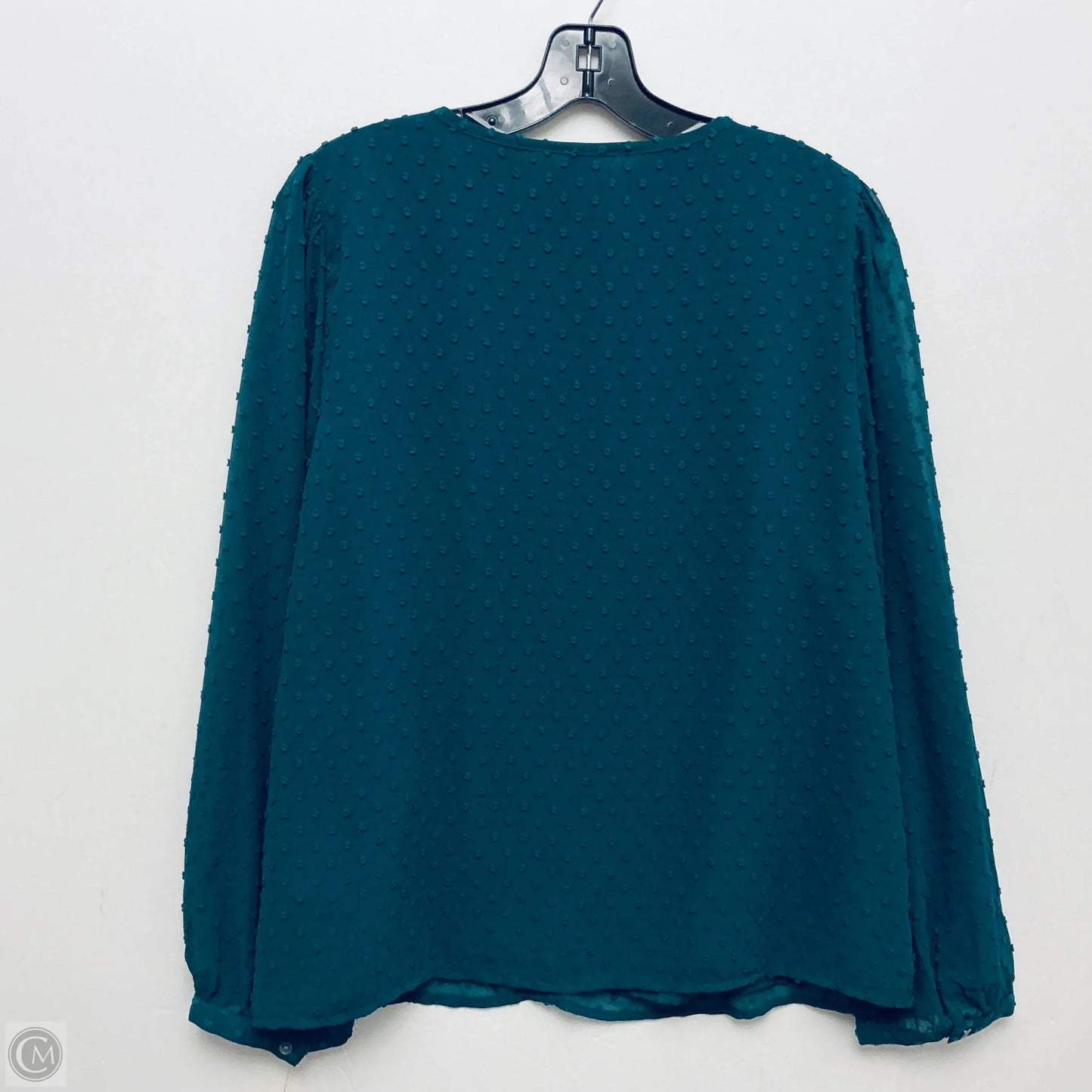 Top Long Sleeve By J. Crew In Green, Size: L