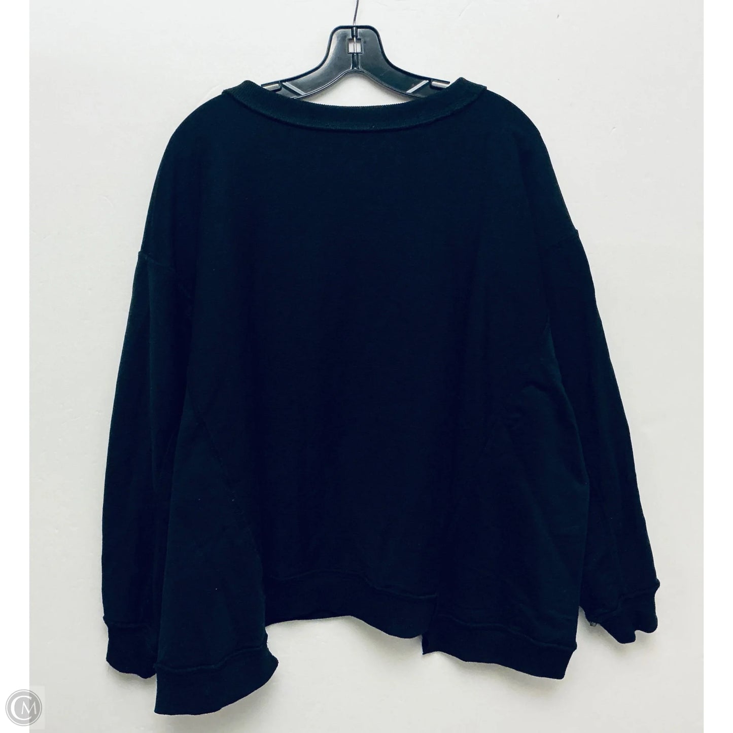 Top Long Sleeve By Fantastic Fawn In Black, Size: S
