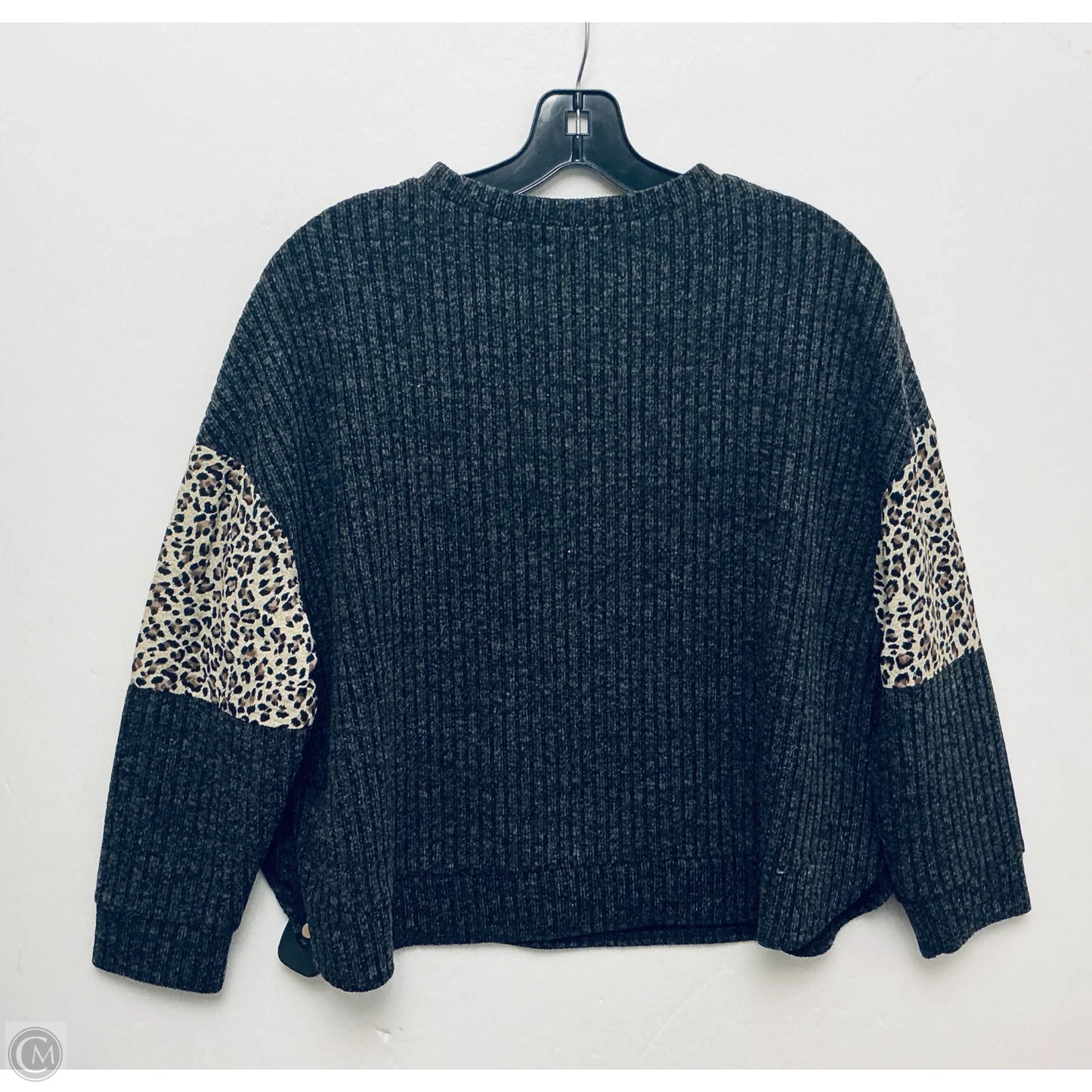 Top Long Sleeve By Thml In Grey, Size: Xs