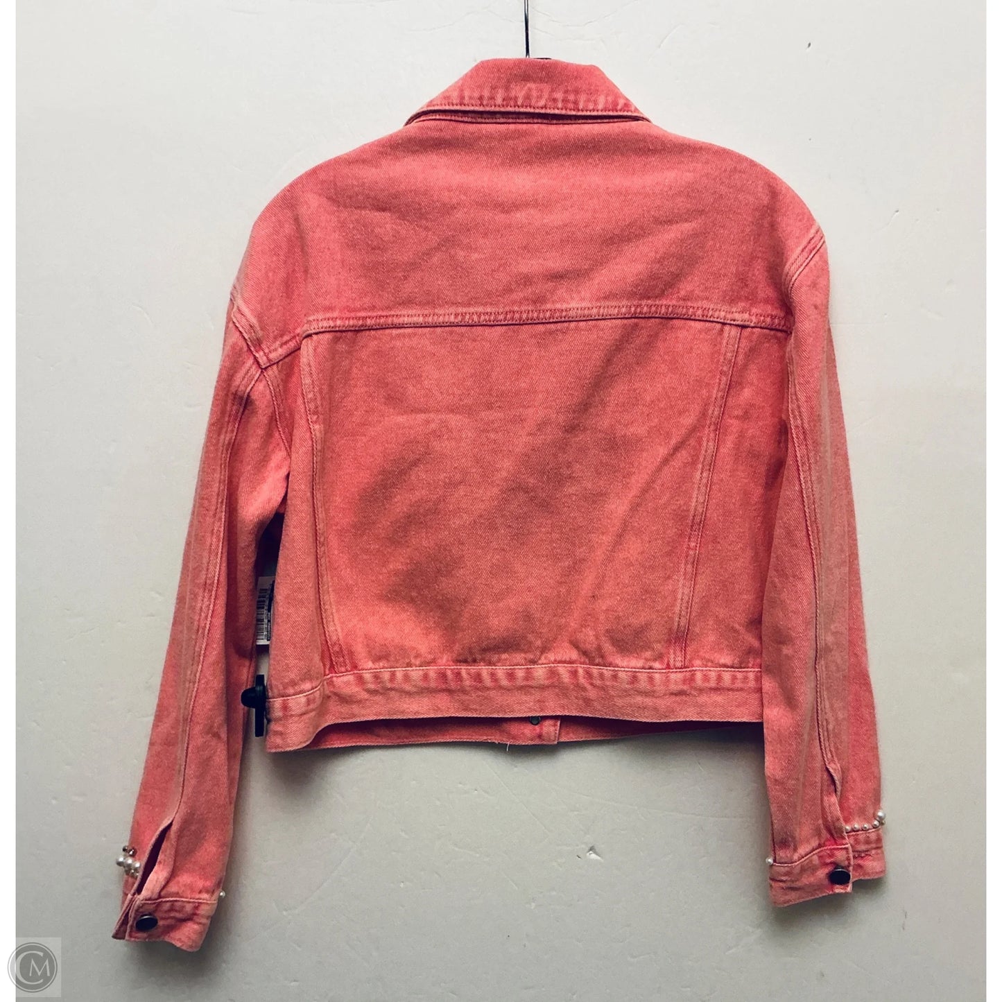 Jacket Denim By Savanna Jane In Pink, Size: S