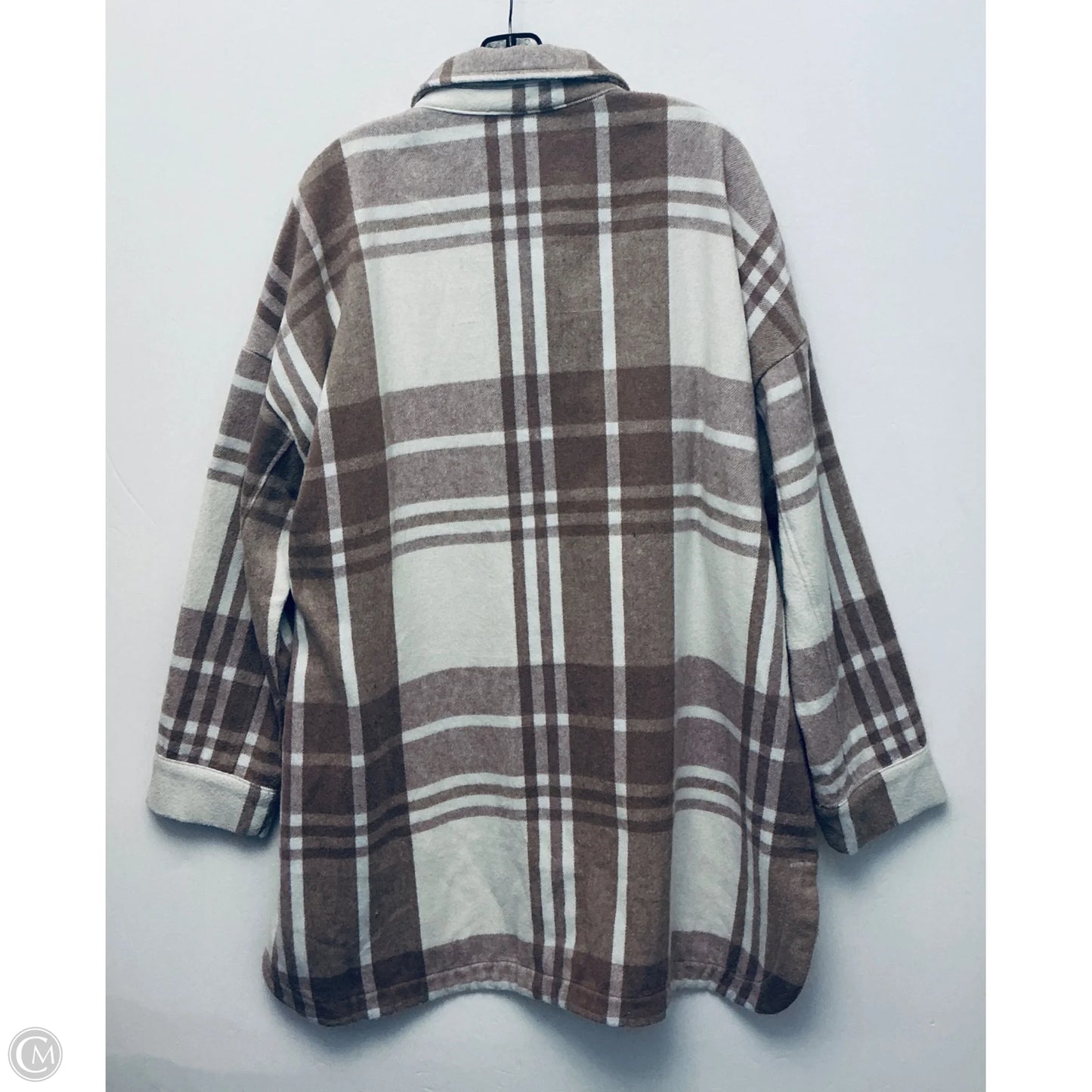 Coat Other By Banana Republic In Plaid Pattern, Size: Xxl