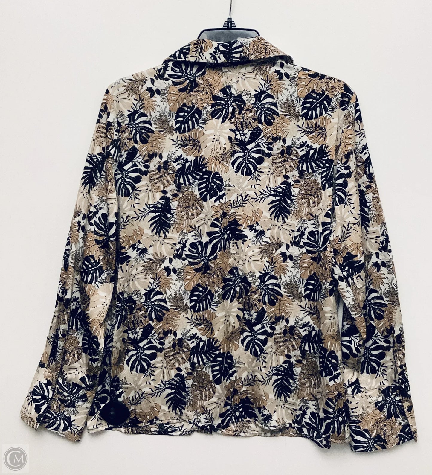 Top Long Sleeve By Cupcakes And Cashmere In Brown, Size: M