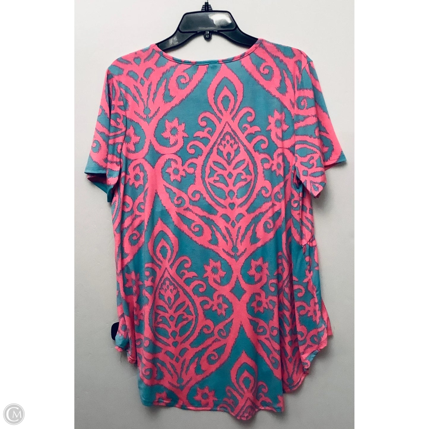 Top Short Sleeve By Heimish Usa In Pink, Size: Xl