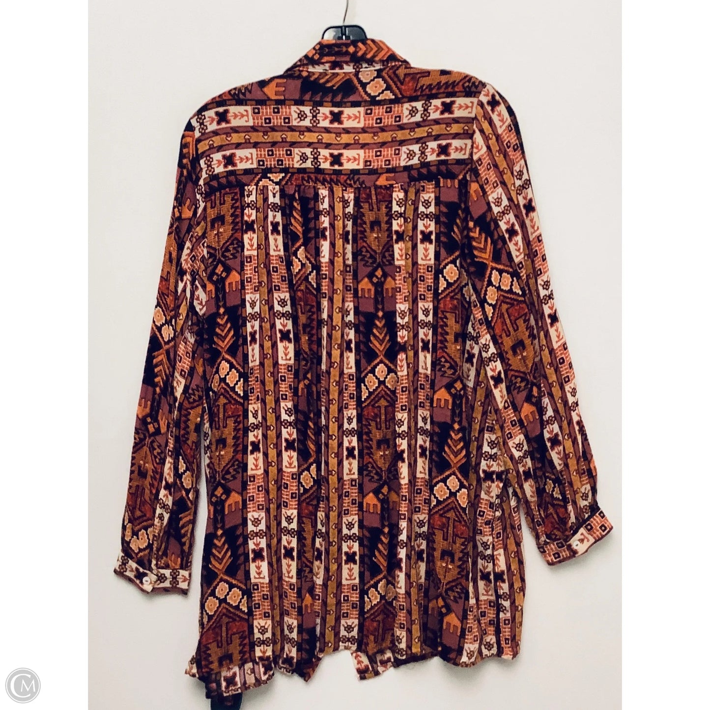 Top Long Sleeve By Jane And Delancey In Multi-colored, Size: M