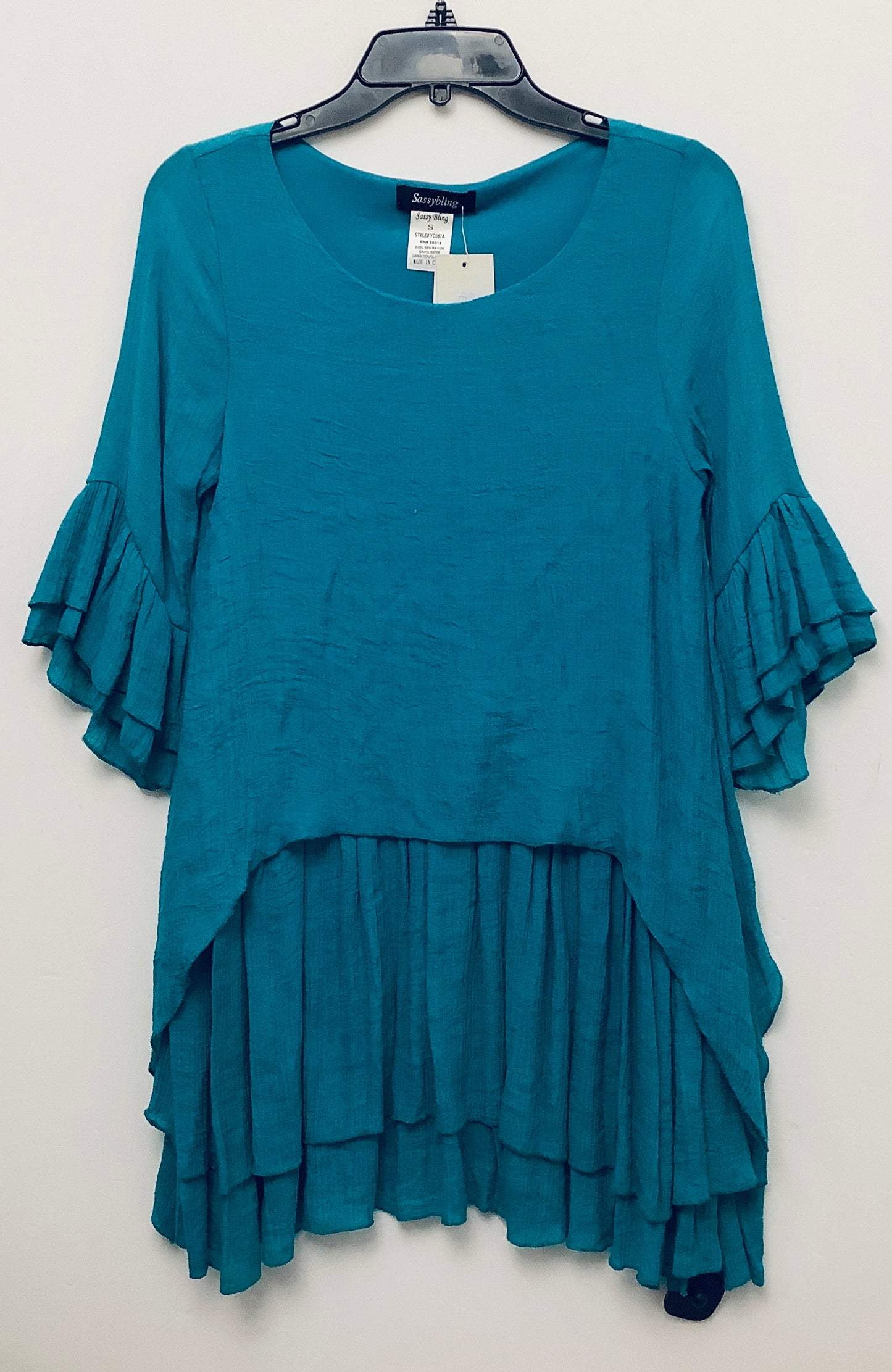 Top Short Sleeve By Clothes Mentor In Blue, Size: S
