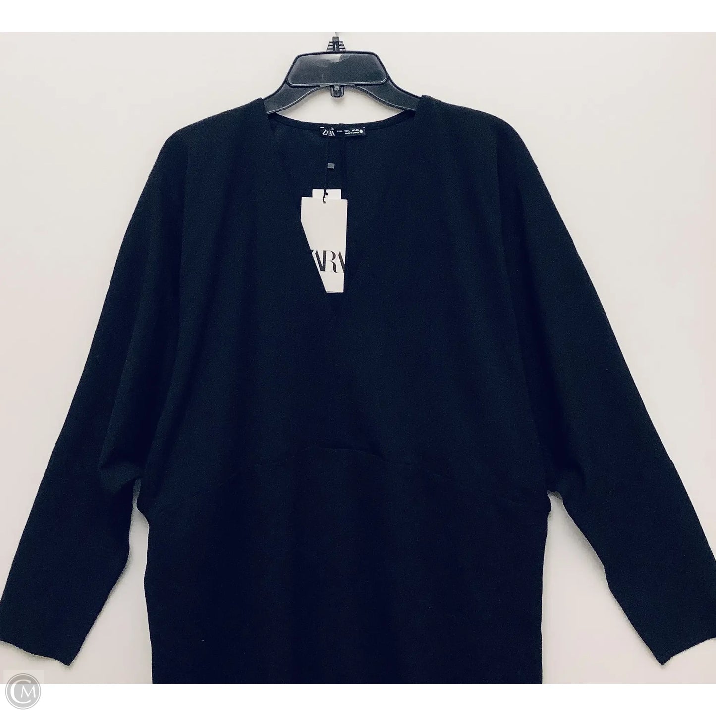 Dress Casual Maxi By Zara In Black, Size: L