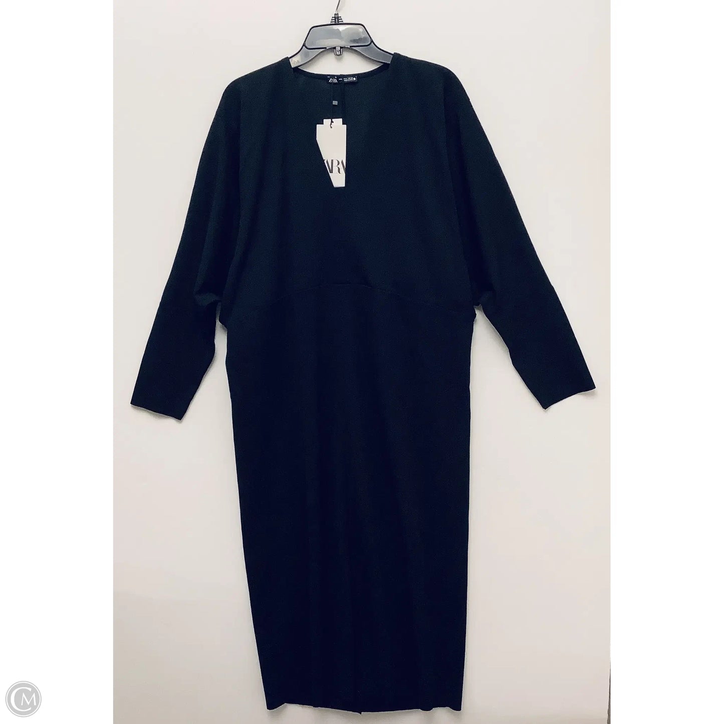 Dress Casual Maxi By Zara In Black, Size: L