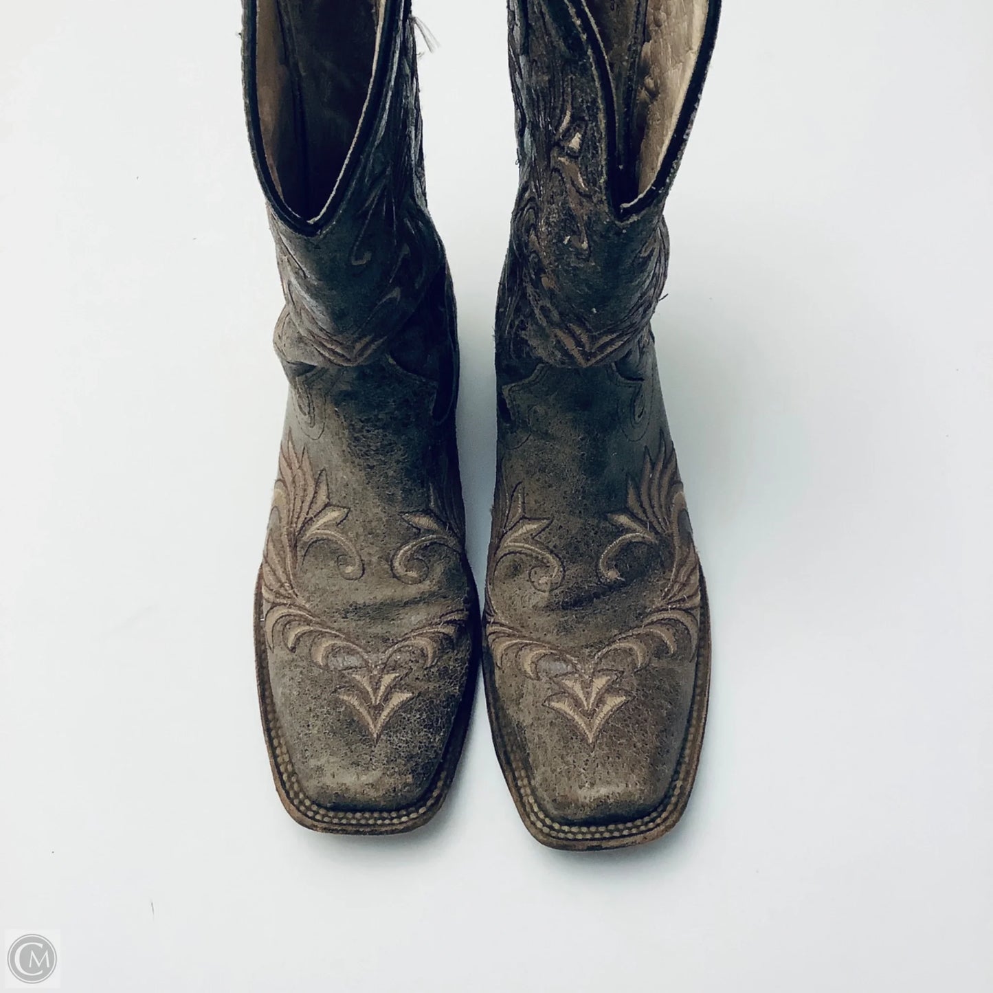 Boots Western By Cmc In Grey, Size: 8.5