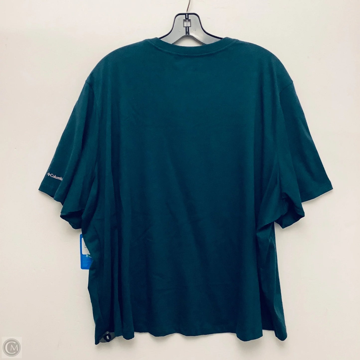 Top Short Sleeve By Columbia In Teal, Size: 3x