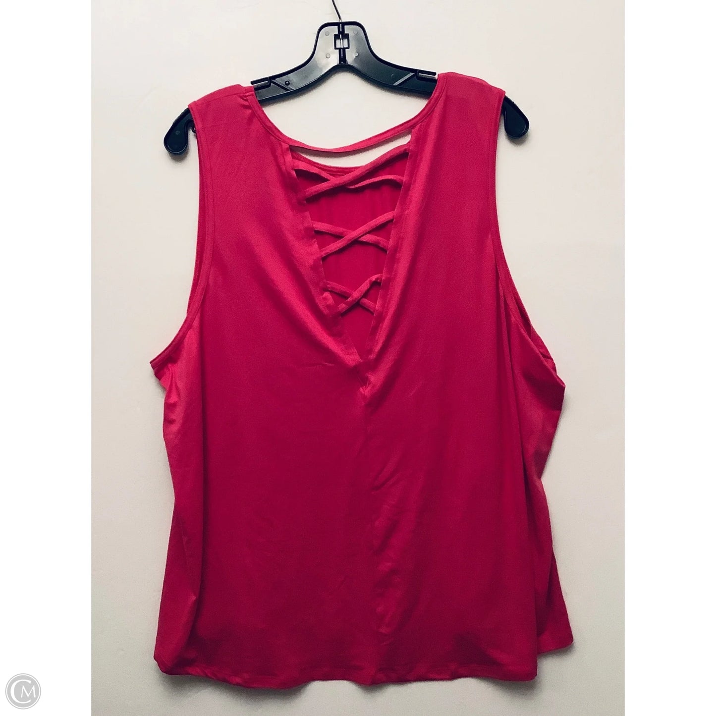 Tank Top By Cmf In Pink, Size: 3x