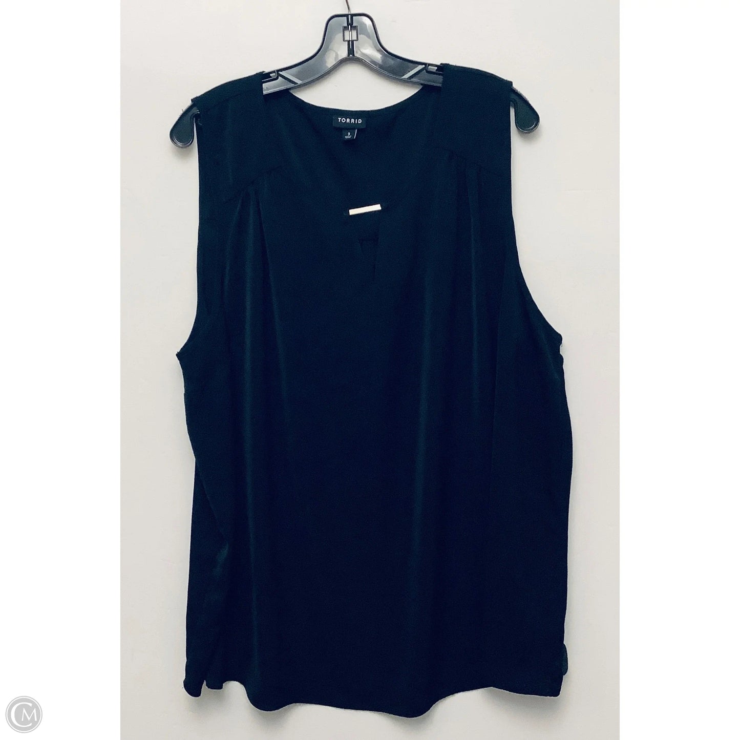 Top Sleeveless Basic By Torrid In Black, Size: 3x