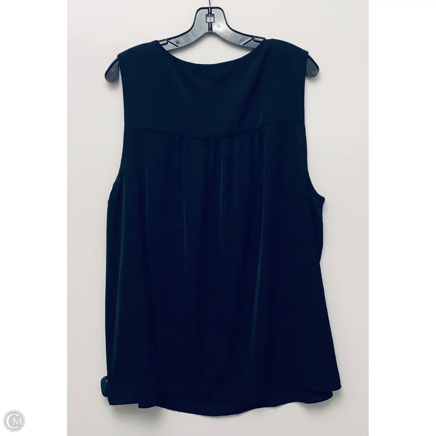 Top Sleeveless Basic By Torrid In Black, Size: 3x