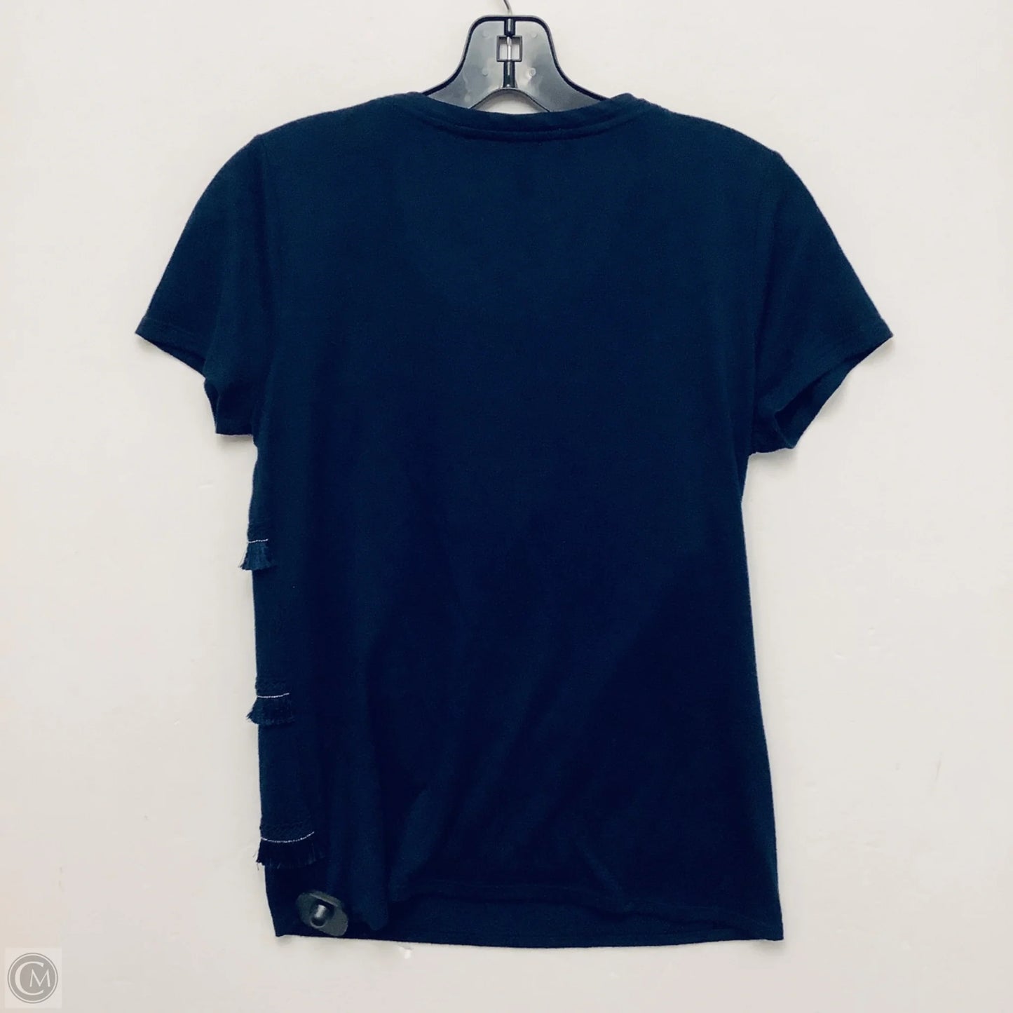 Top Short Sleeve By White House Black Market In Navy, Size: Xs