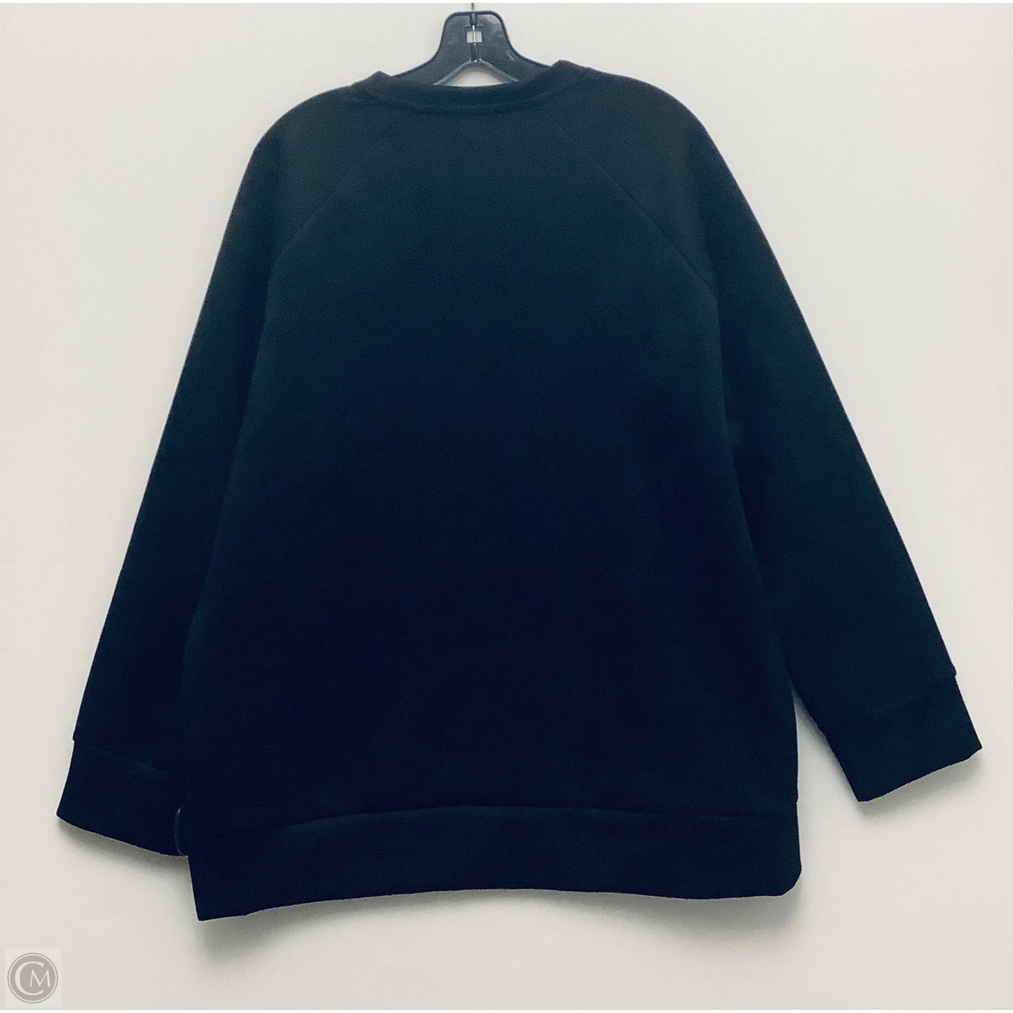 Sweatshirt Collar By Dkny In Black, Size: Xl