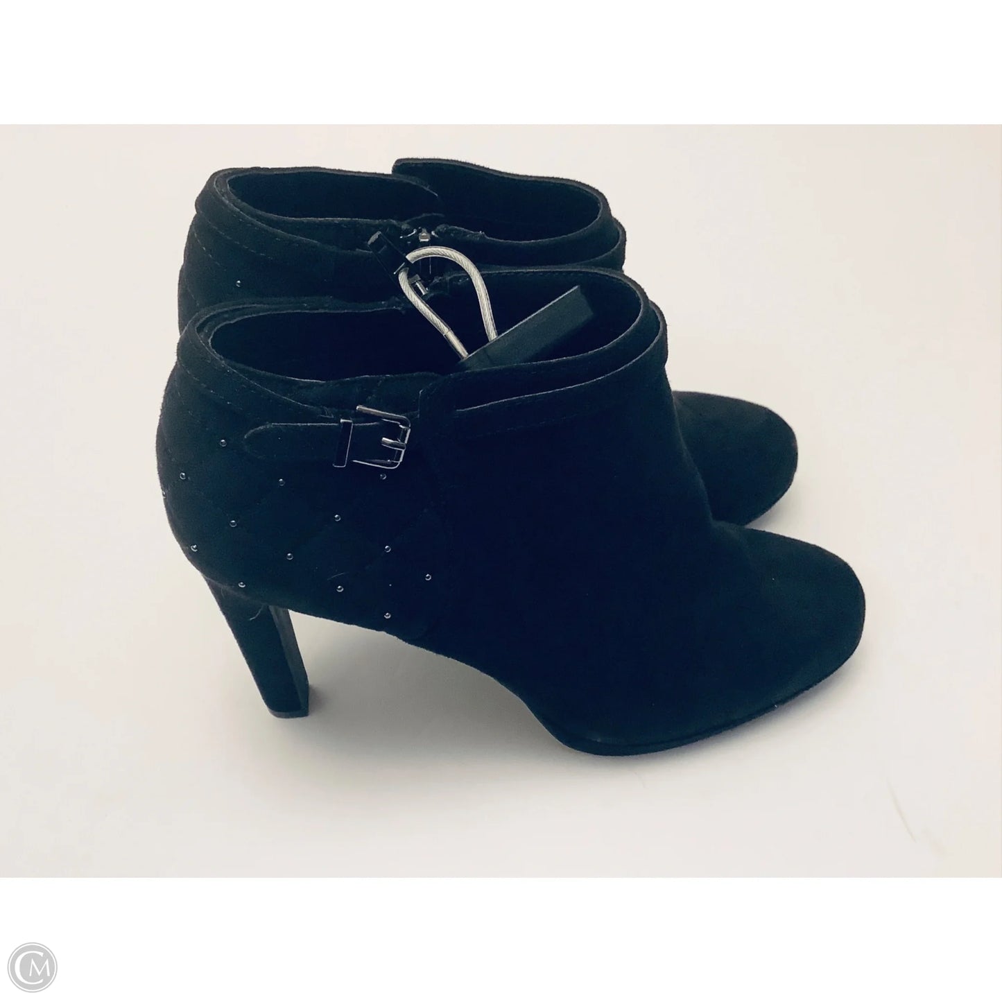 Boots Ankle Heels By Kelly And Katie In Black, Size: 9.5