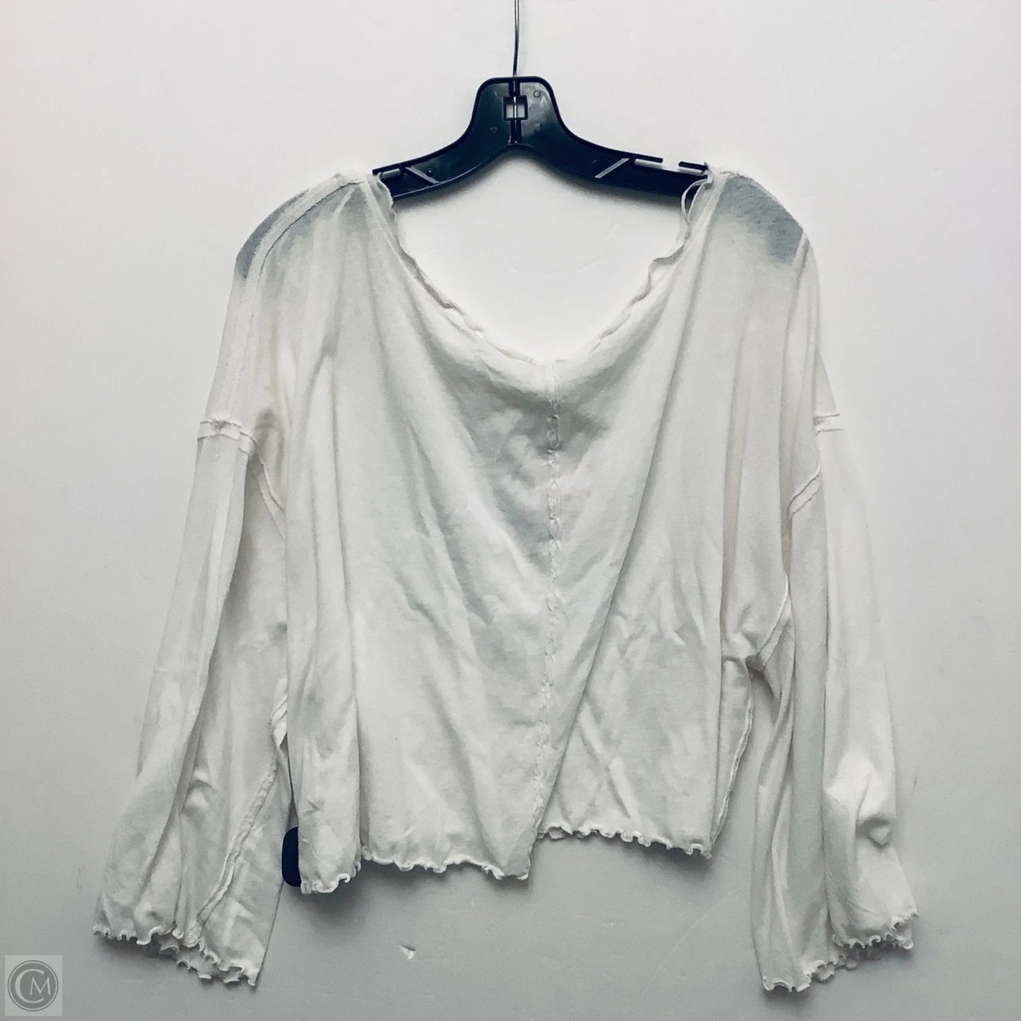 Top Long Sleeve By We The Free In White, Size: L