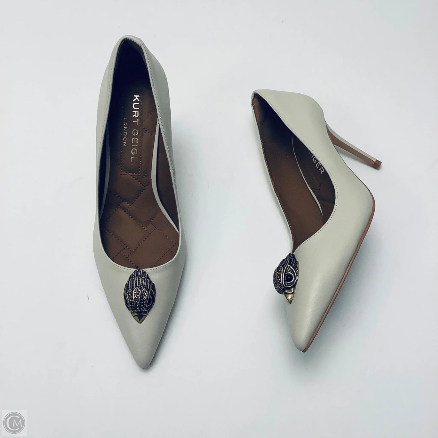 Shoes Designer By Kurt Geiger In White, Size: 8