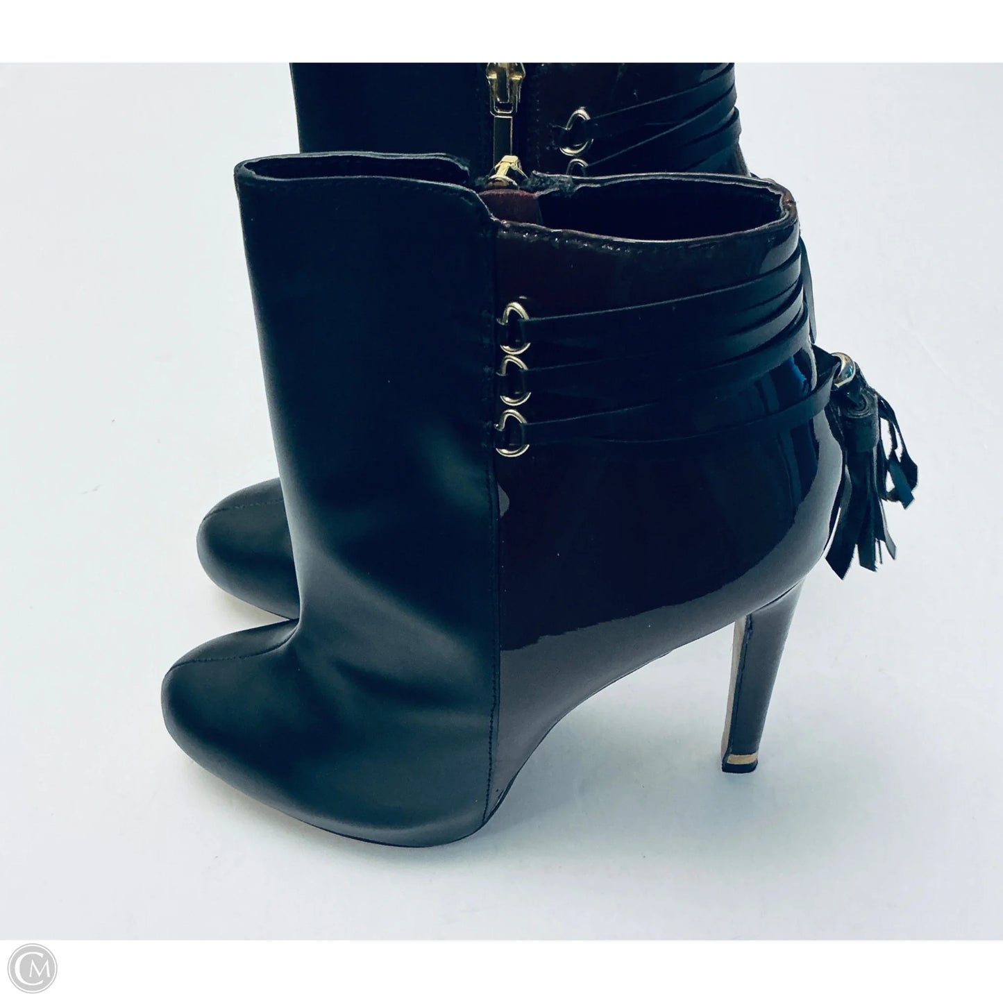 Boots Ankle Heels By Cme In Black, Size: 7.5