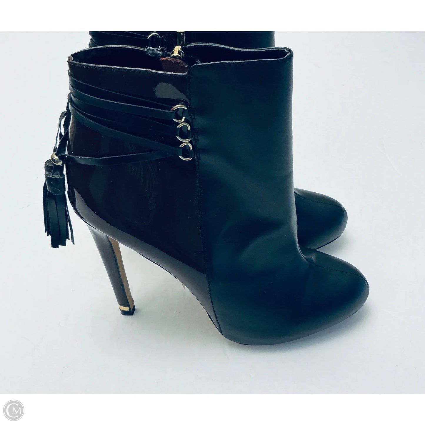 Boots Ankle Heels By Cme In Black, Size: 7.5